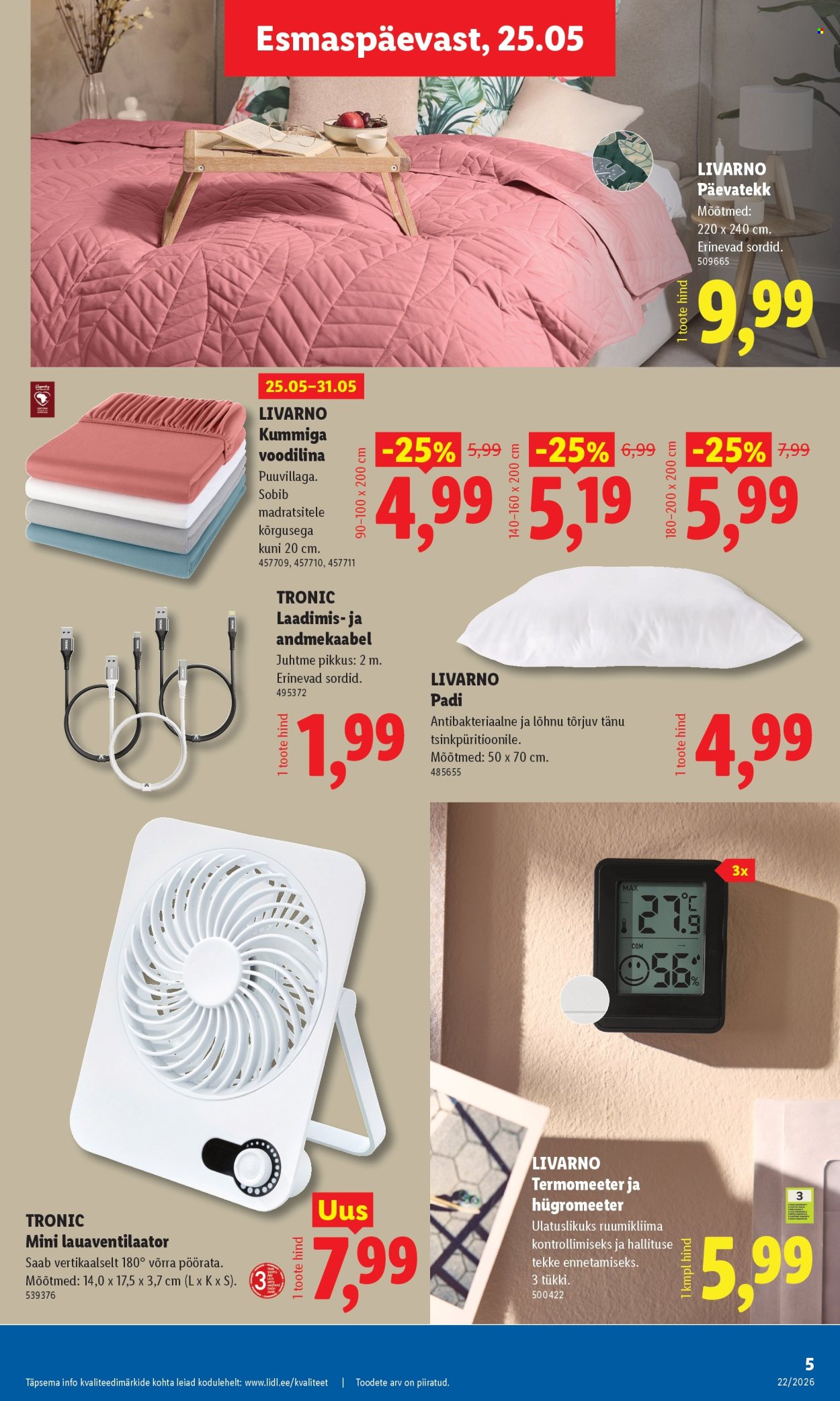 lidl - Lidl kliendileht - Tööstuskaupade pakkumised (25.05 - 31.05.2026) - page: 5