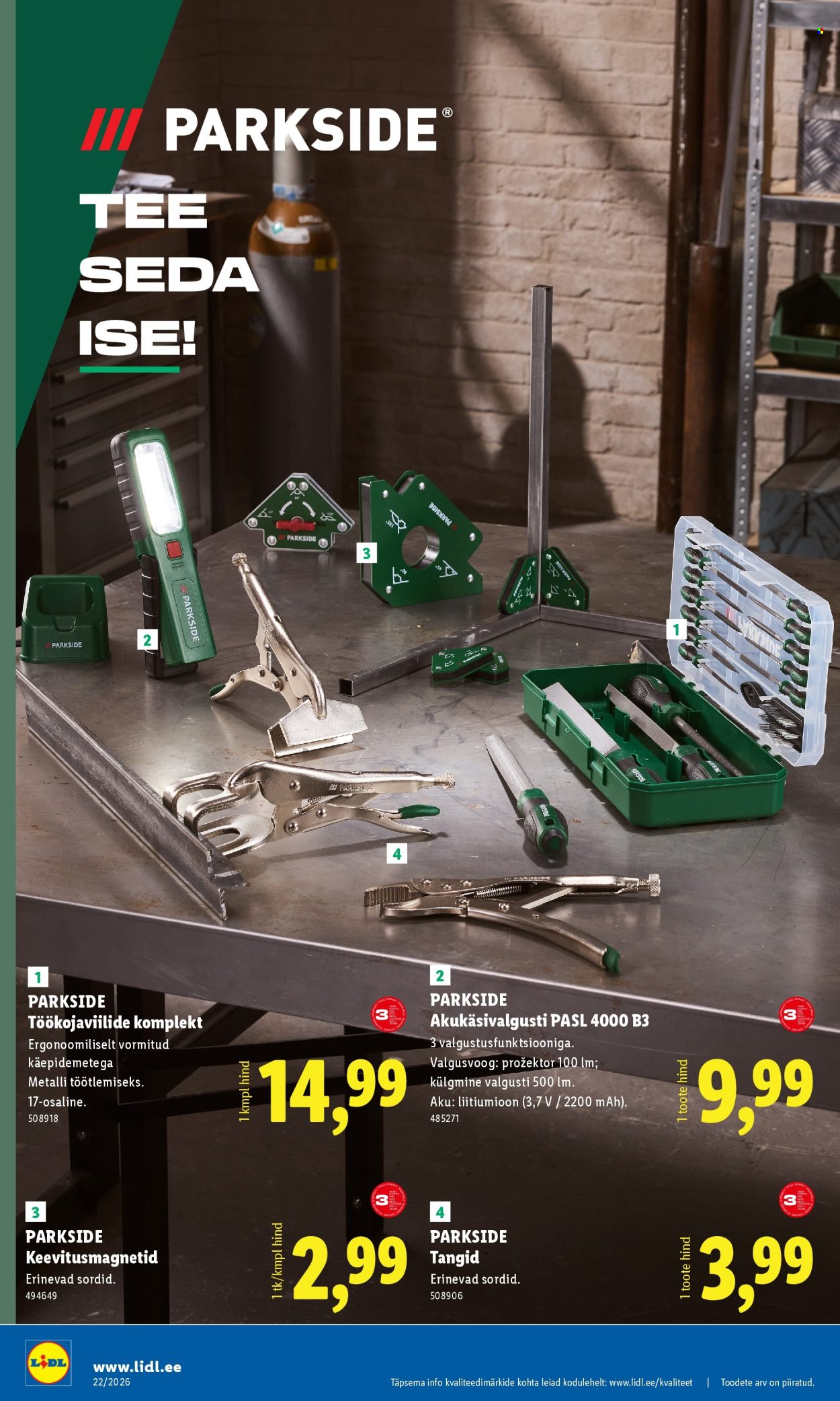 lidl - Lidl kliendileht - Tööstuskaupade pakkumised (25.05 - 31.05.2026) - page: 16