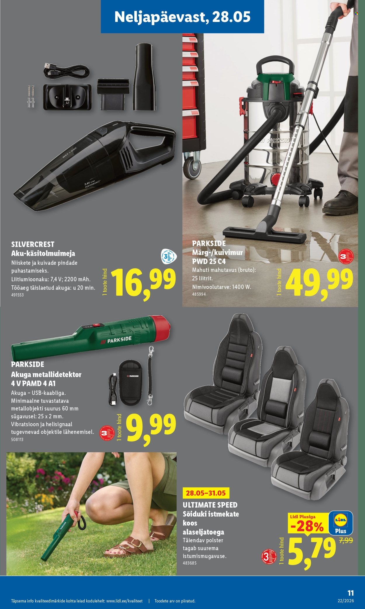 lidl - Lidl kliendileht - Tööstuskaupade pakkumised (25.05 - 31.05.2026) - page: 11