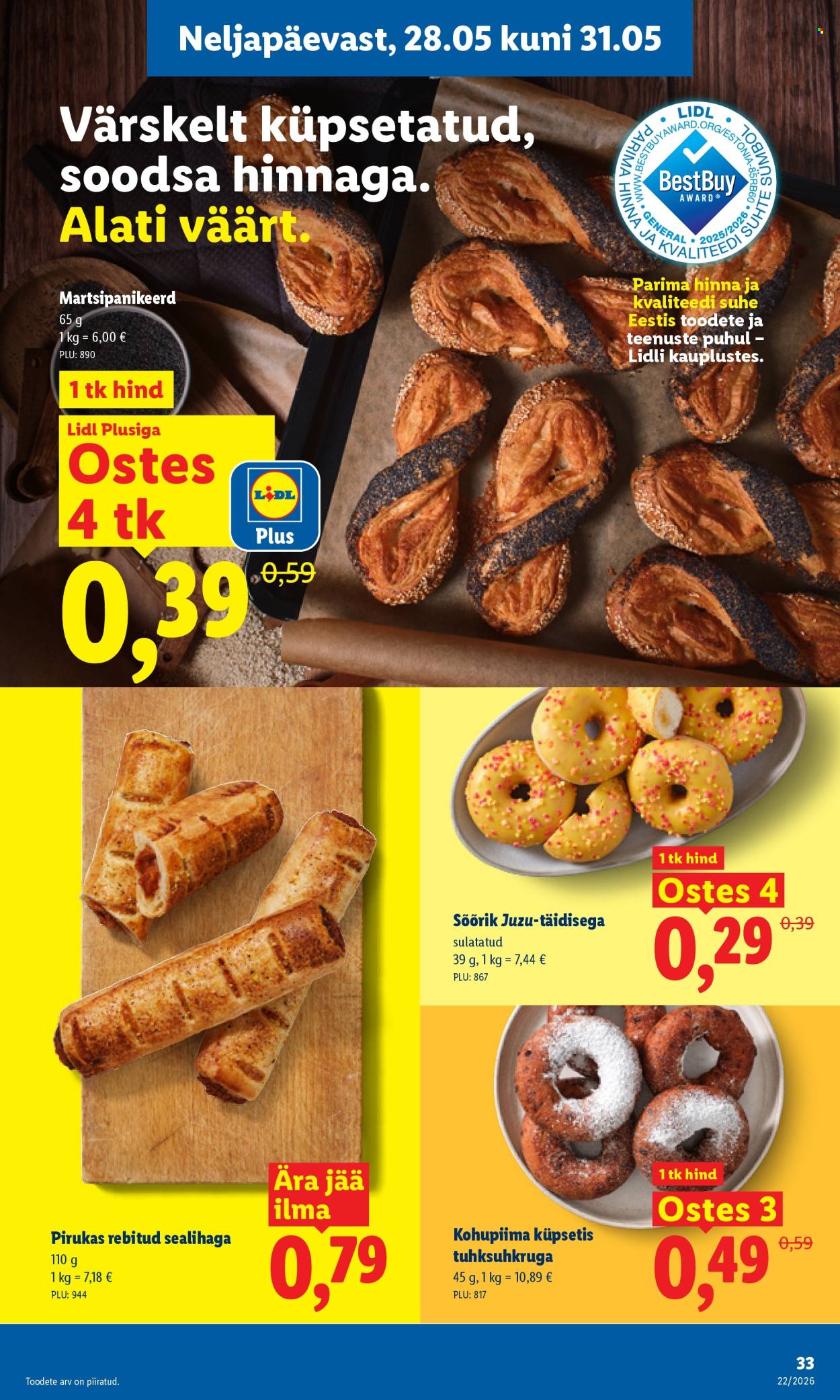 lidl - Lidl kliendileht - Kliendileht (25.05 - 31.05.2026) - page: 33