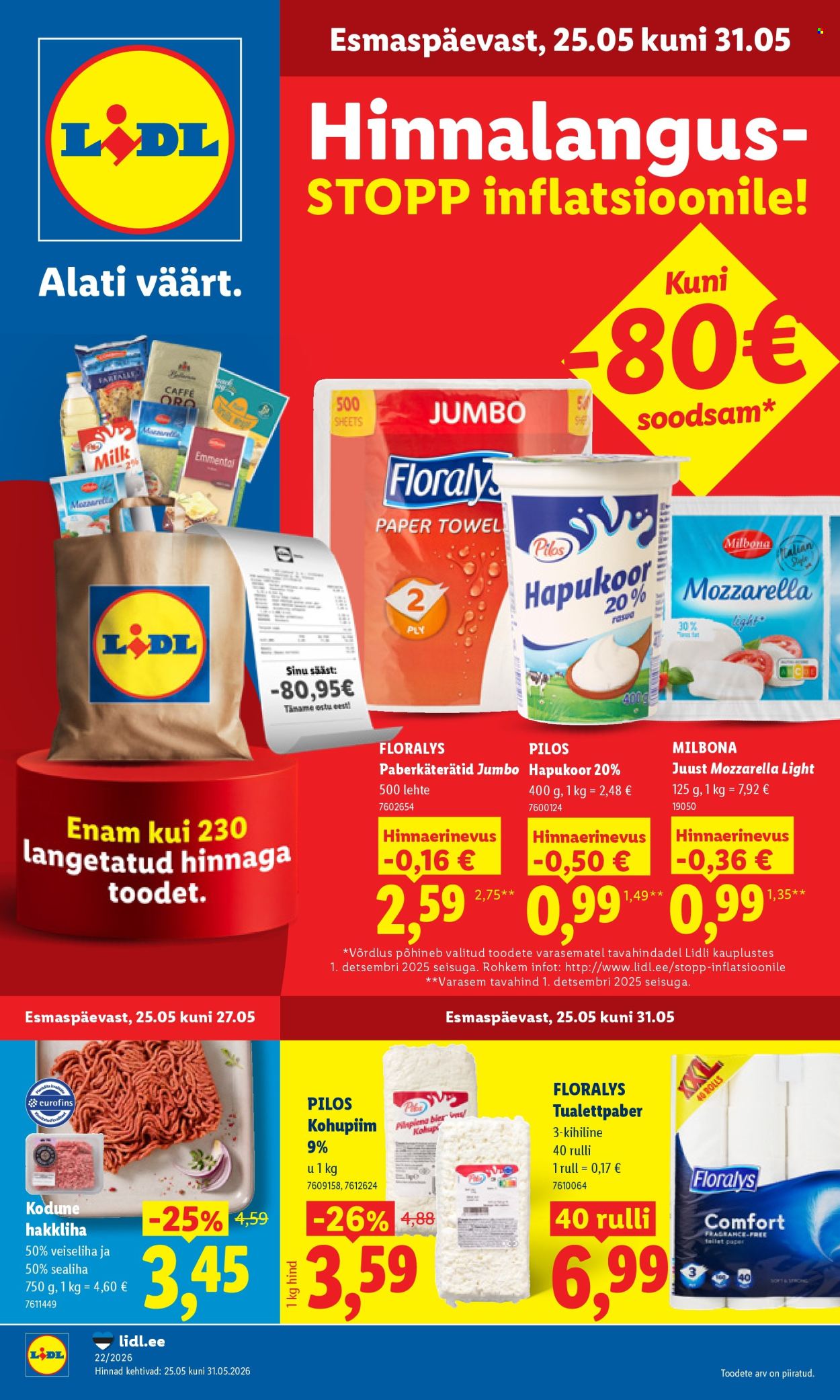 lidl - Lidl kliendileht - Kliendileht (25.05 - 31.05.2026)