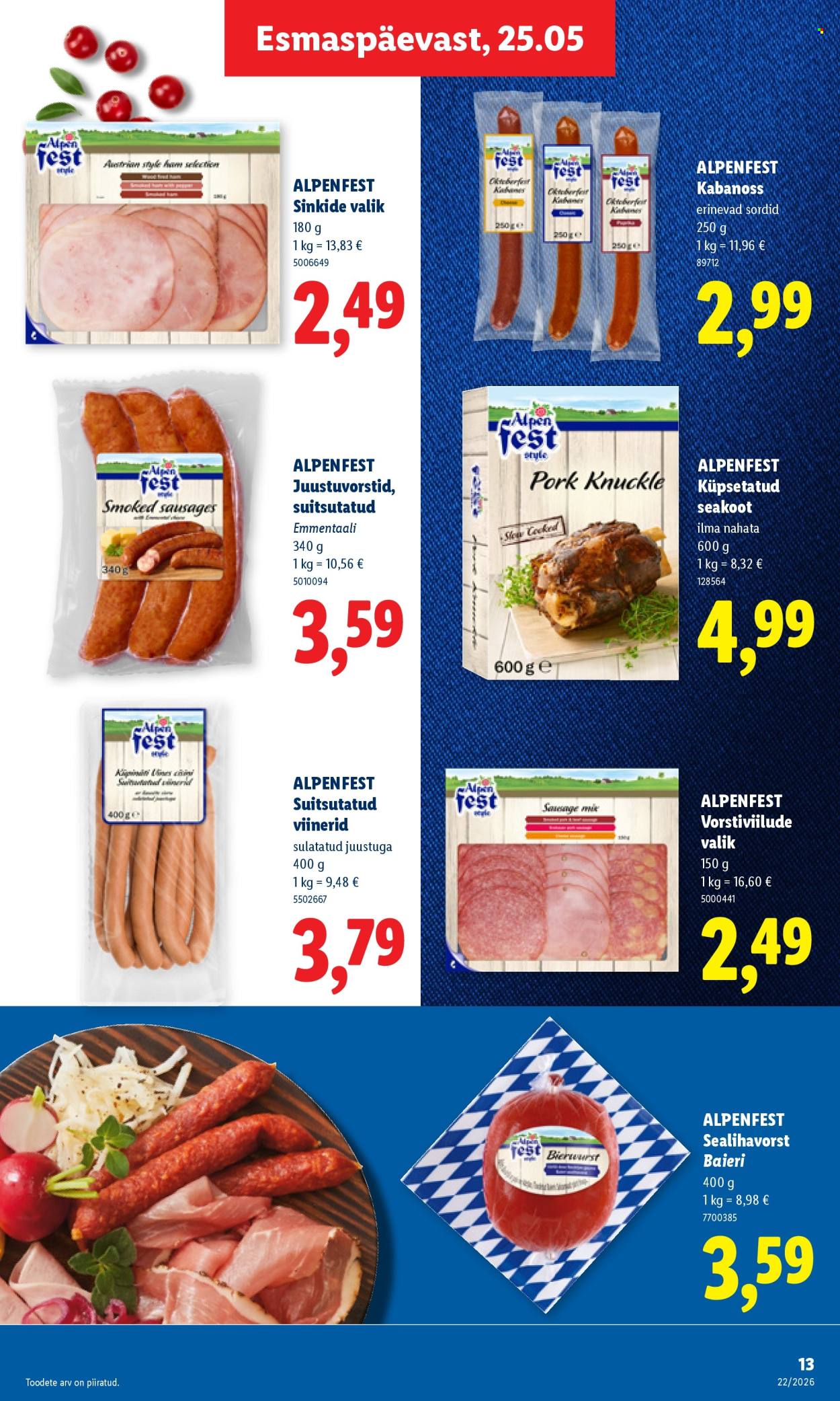 lidl - Lidl kliendileht - Kliendileht (25.05 - 31.05.2026) - page: 13
