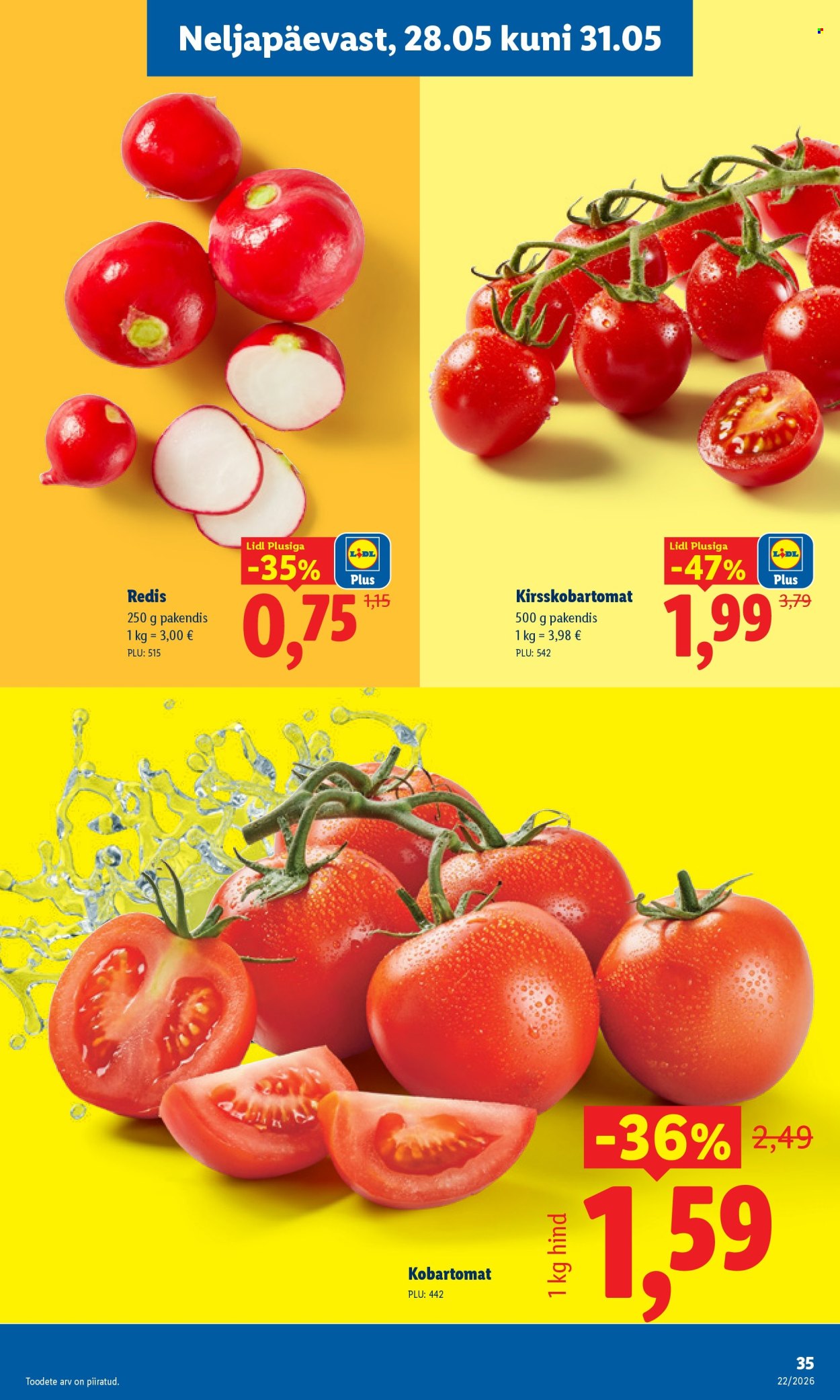 lidl - Lidl kliendileht - Kliendileht (25.05 - 31.05.2026) - page: 35