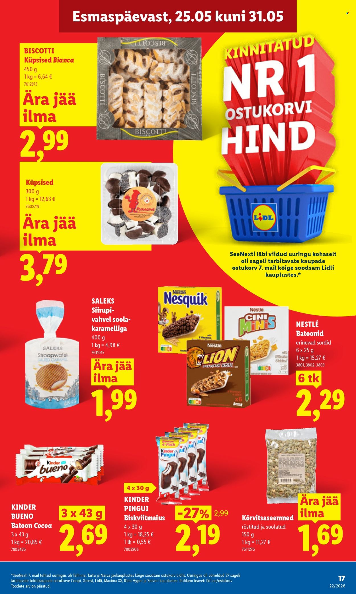 lidl - Lidl kliendileht - Kliendileht (25.05 - 31.05.2026) - page: 17