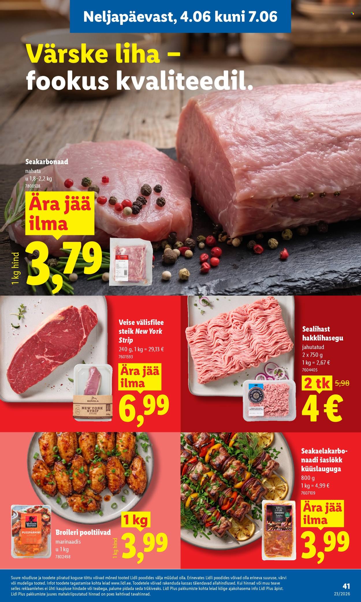 lidl - Lidl kliendileht - Kliendileht (1.06 - 7.06.2026) - page: 41