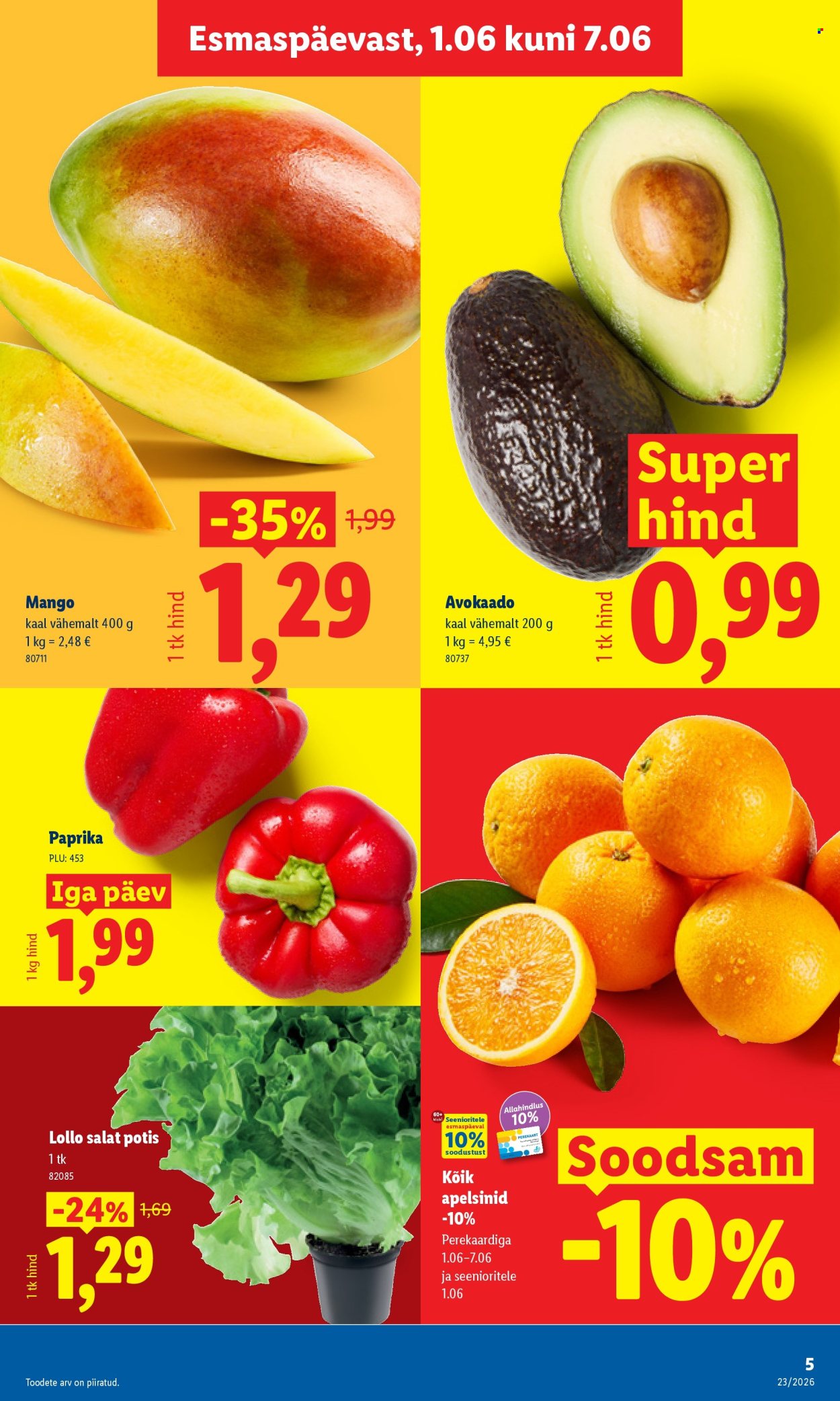 lidl - Lidl kliendileht - Kliendileht (1.06 - 7.06.2026) - page: 5