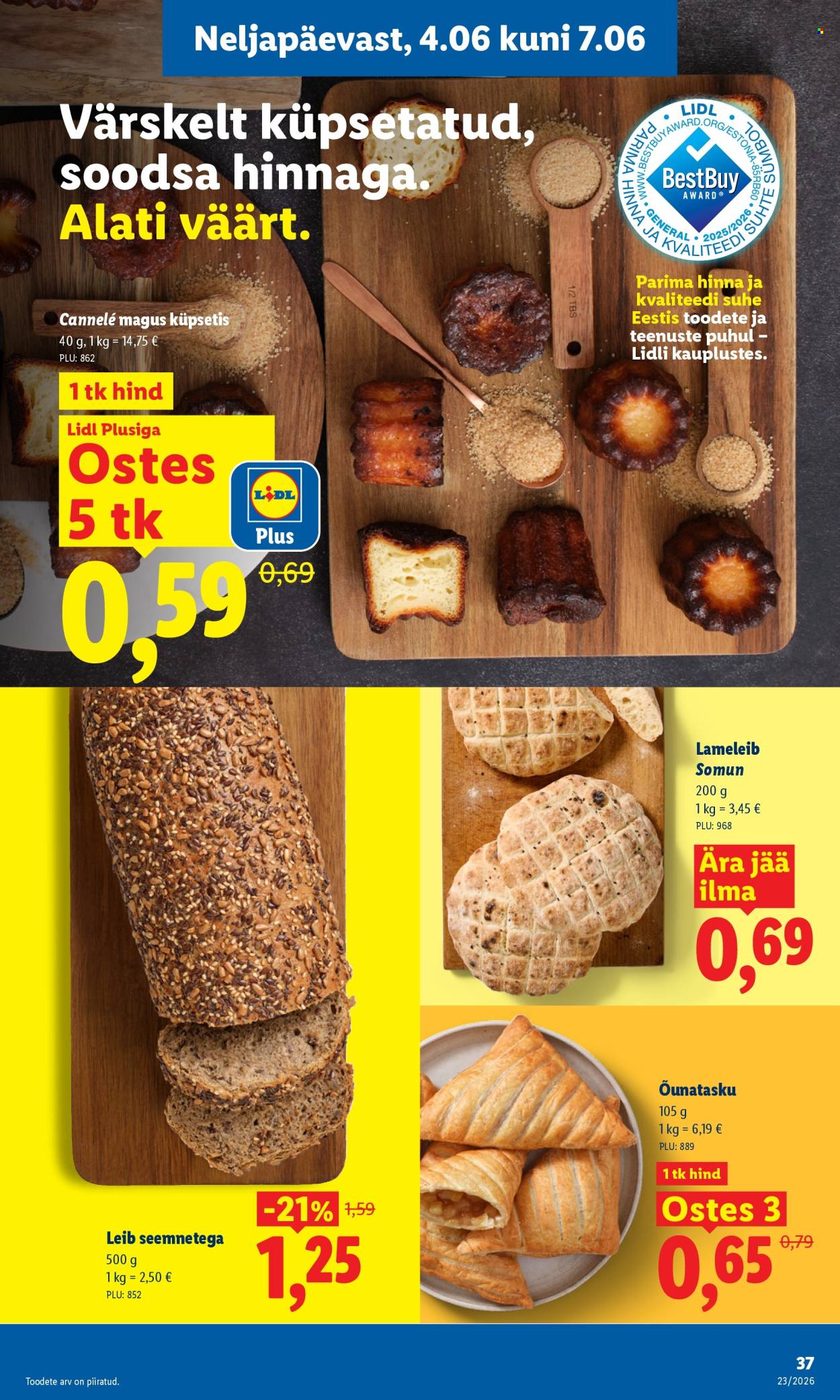 lidl - Lidl kliendileht - Kliendileht (1.06 - 7.06.2026) - page: 37