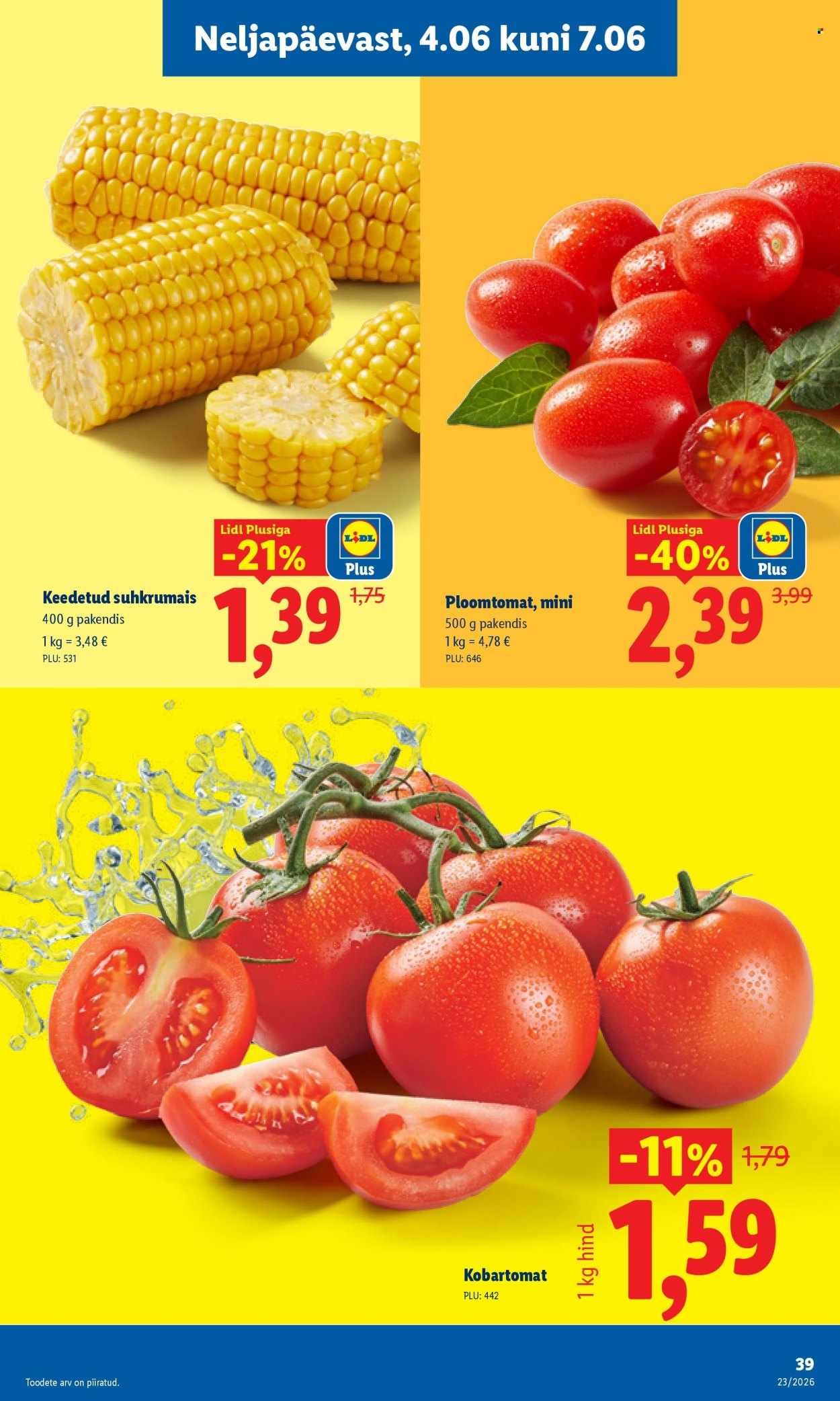 lidl - Lidl kliendileht - Kliendileht (1.06 - 7.06.2026) - page: 39
