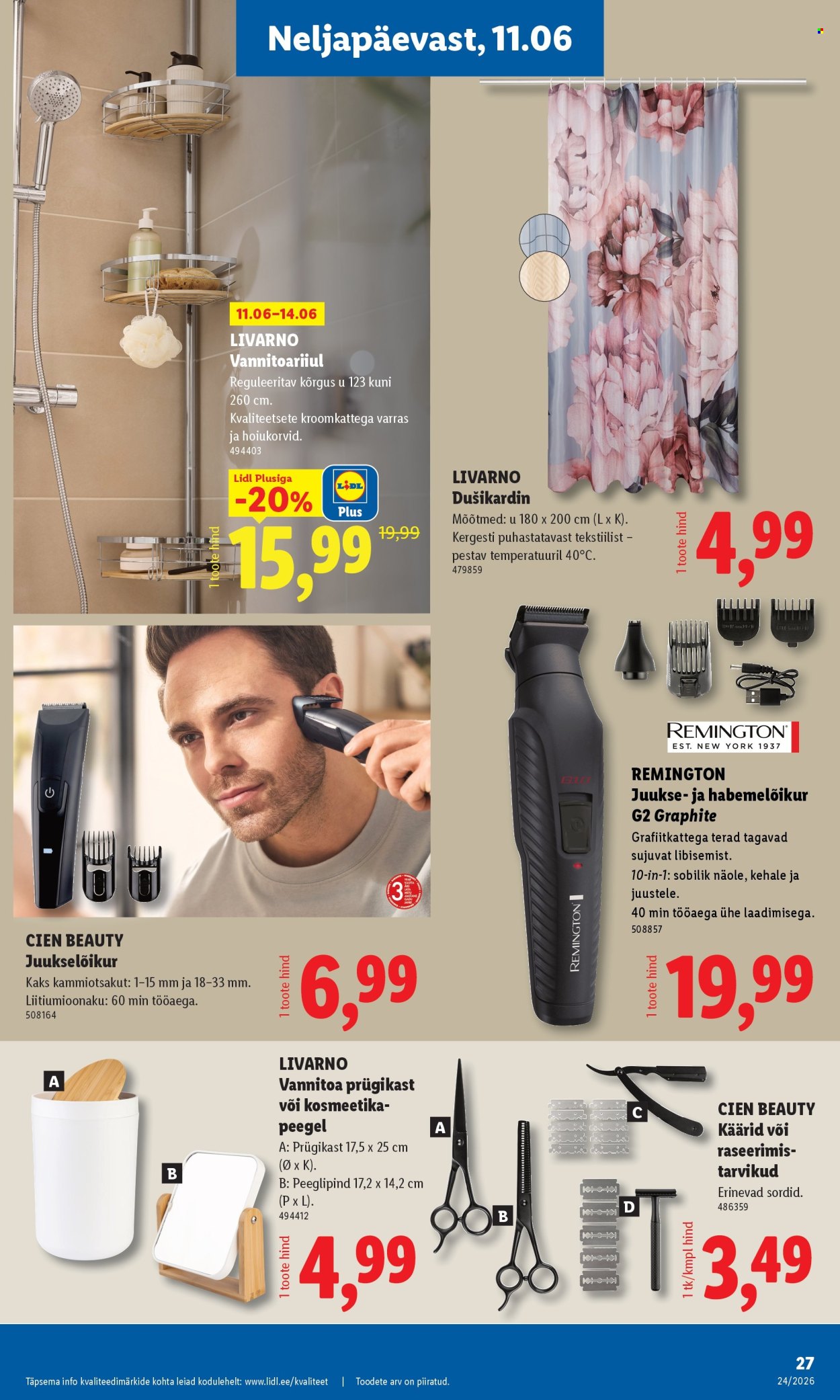 lidl - Lidl kliendileht - Tööstuskaupade pakkumised (8.06 - 14.06.2026) - page: 27