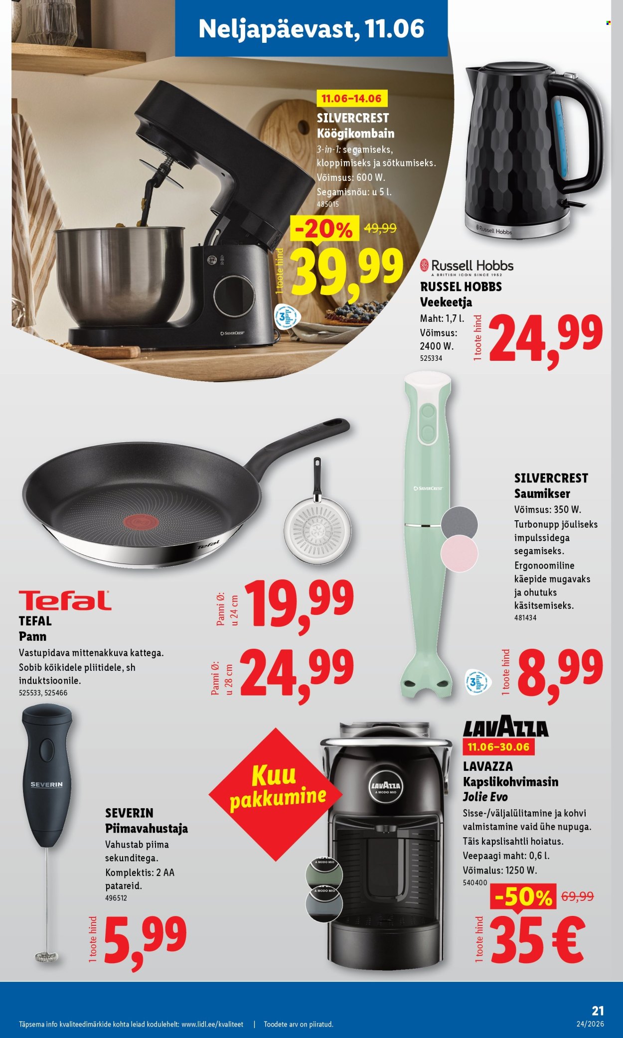 lidl - Lidl kliendileht - Tööstuskaupade pakkumised (8.06 - 14.06.2026) - page: 21