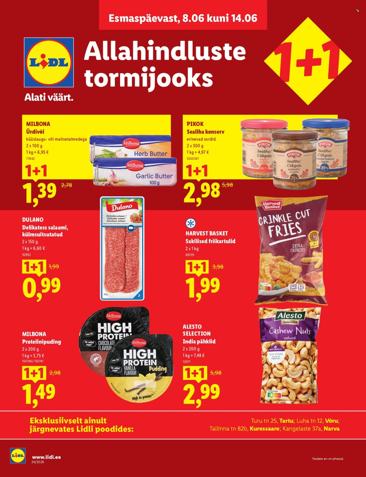 lidl - Lidl kliendileht - Allahindluste tormijooks (8.06 - 14.06.2026) - page: 1