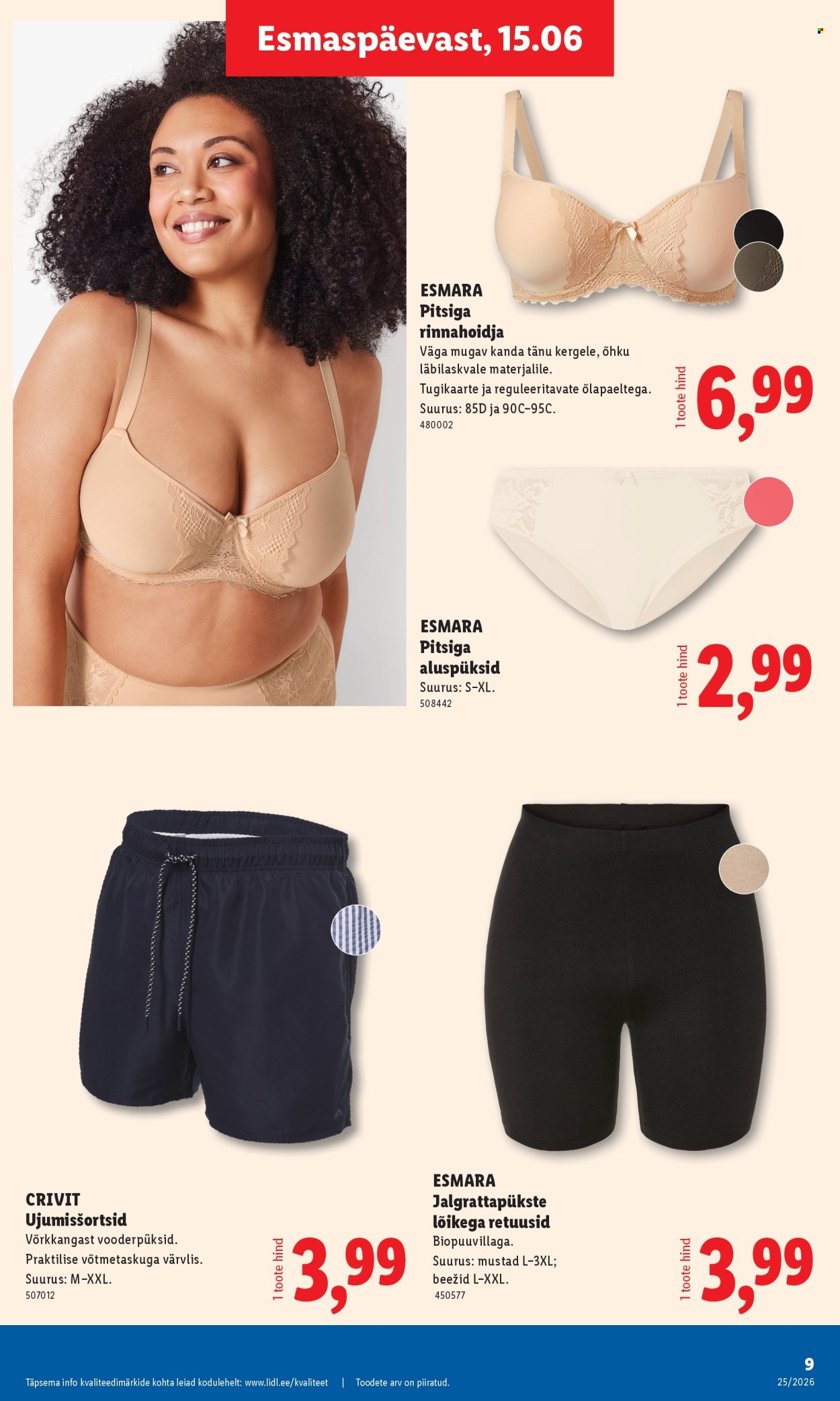 lidl - Lidl kliendileht - Tööstuskaupade pakkumised (15.06 - 21.06.2026) - page: 9