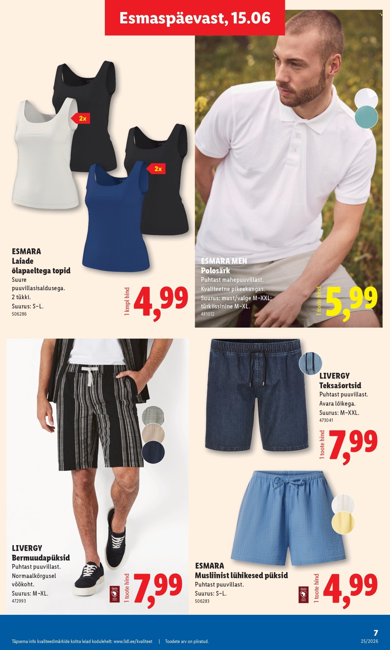 lidl - Lidl kliendileht - Tööstuskaupade pakkumised (15.06 - 21.06.2026) - page: 7