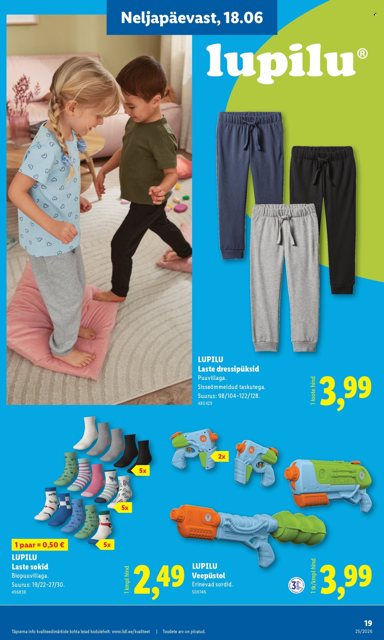lidl - Lidl kliendileht - Tööstuskaupade pakkumised (15.06 - 21.06.2026) - page: 19