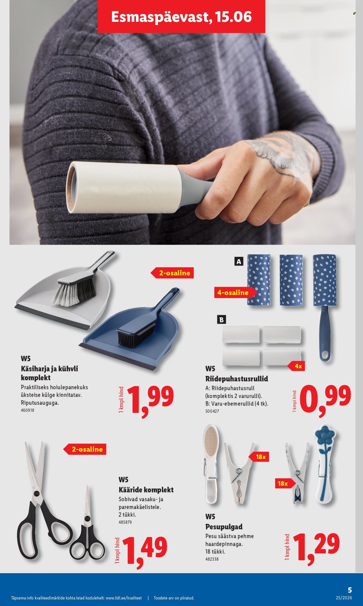 lidl - Lidl kliendileht - Tööstuskaupade pakkumised (15.06 - 21.06.2026) - page: 5