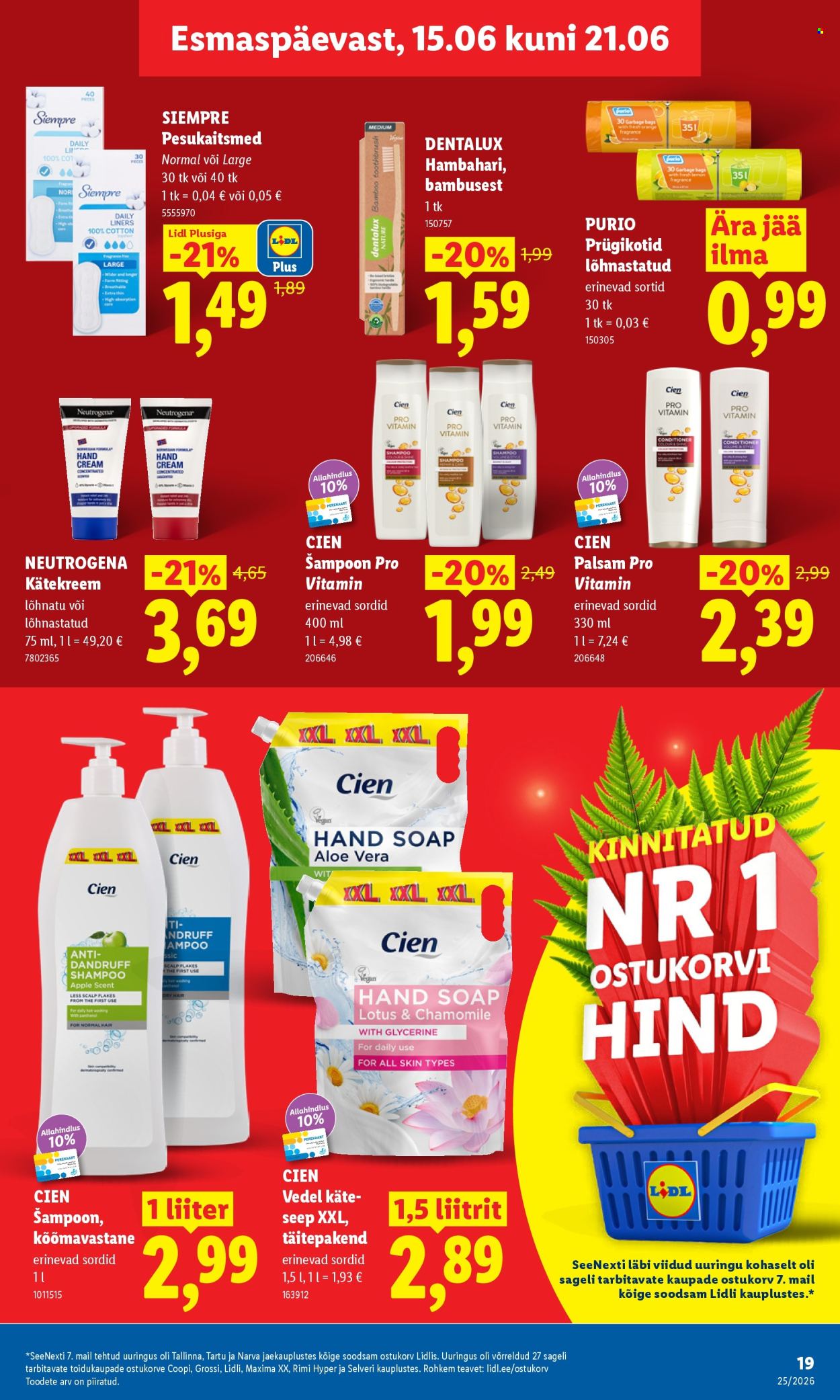 lidl - Lidl kliendileht (15.06 - 21.06.2026) - page: 19