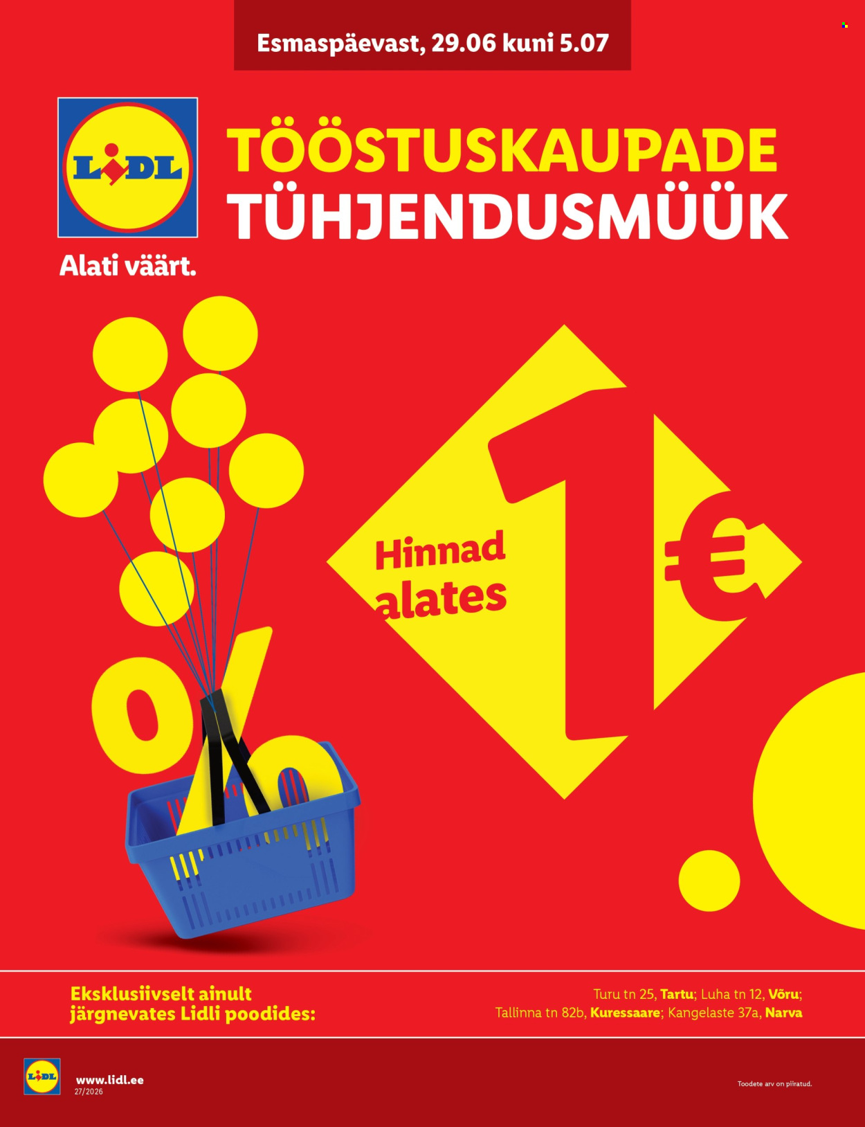 lidl - Lidl kliendileht (29.06 - 5.07.2026)