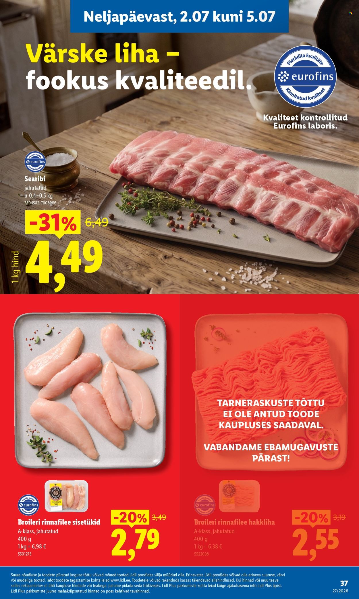 lidl - Lidl kliendileht (29.06 - 5.07.2026) - page: 37