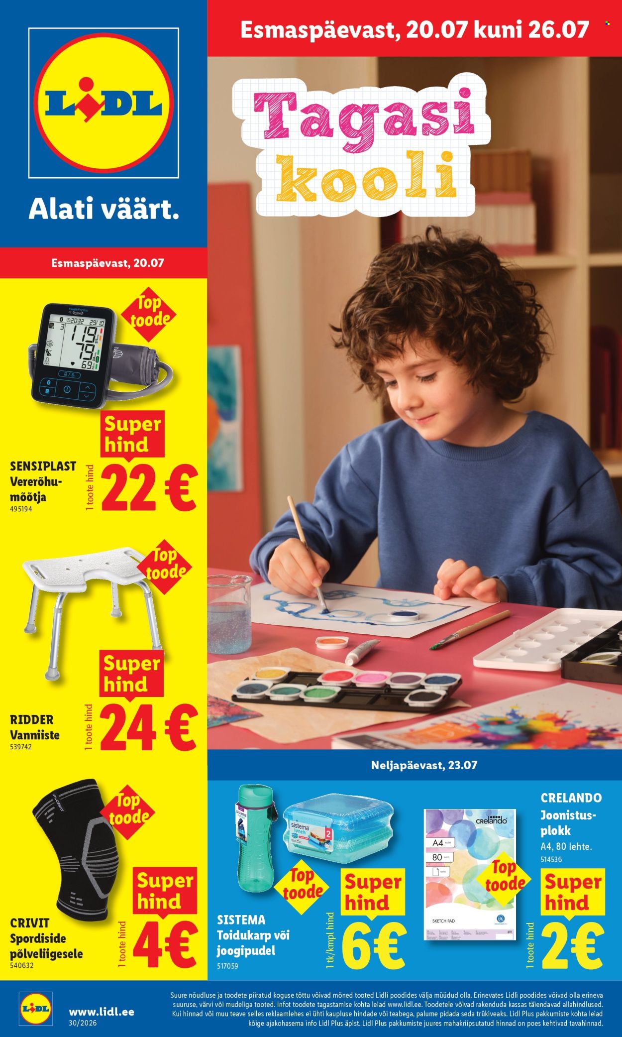 lidl - Lidl kliendileht (20.07 - 26.07.2026) - page: 1