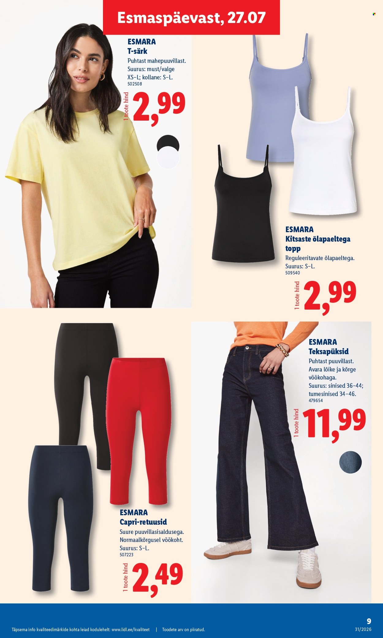 lidl - Lidl kliendileht (27.07 - 2.08.2026) - page: 9