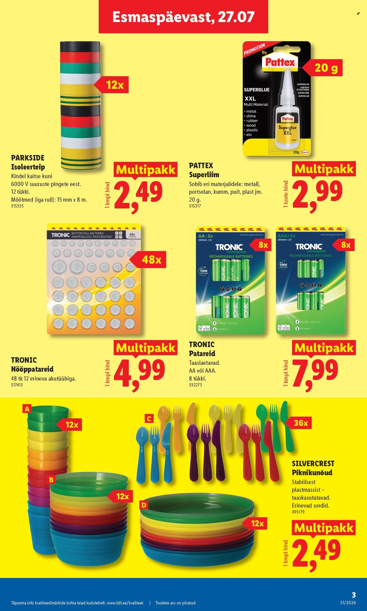 lidl - Lidl kliendileht (27.07 - 2.08.2026) - page: 3