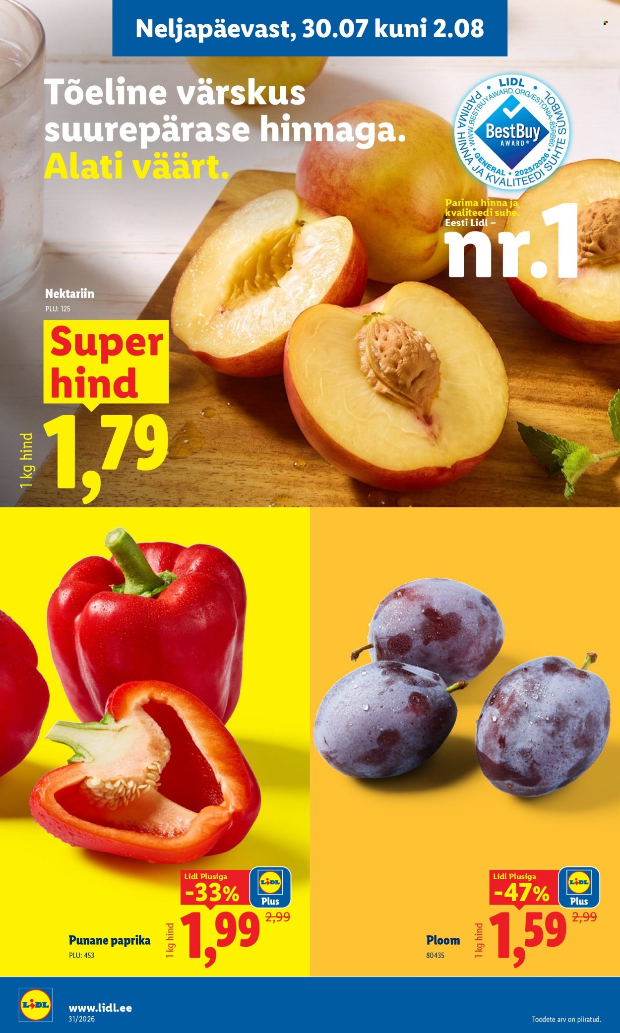 lidl - Lidl kliendileht (27.07 - 2.08.2026) - page: 36