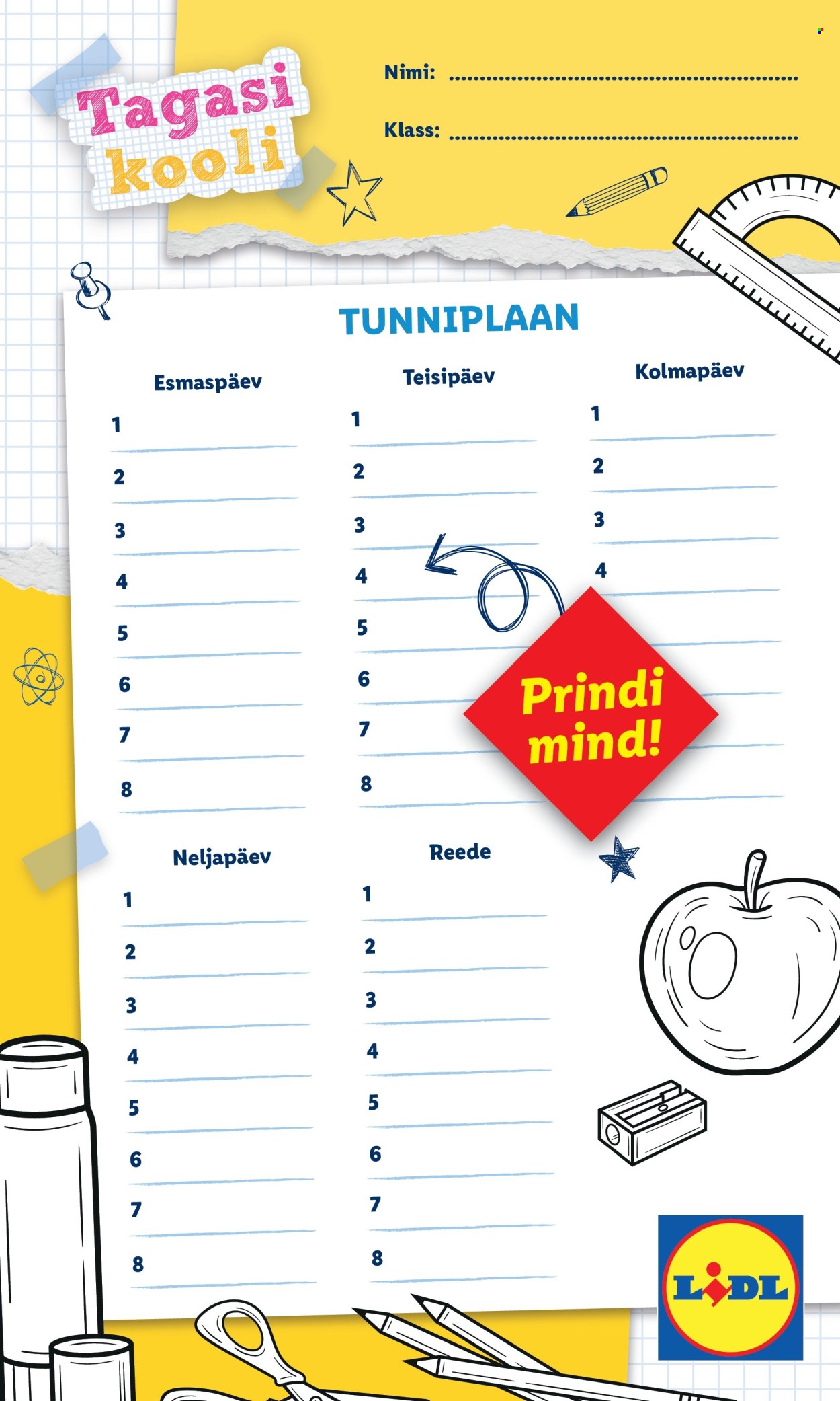 lidl - Lidl kliendileht - Tagasi kooli - page: 56