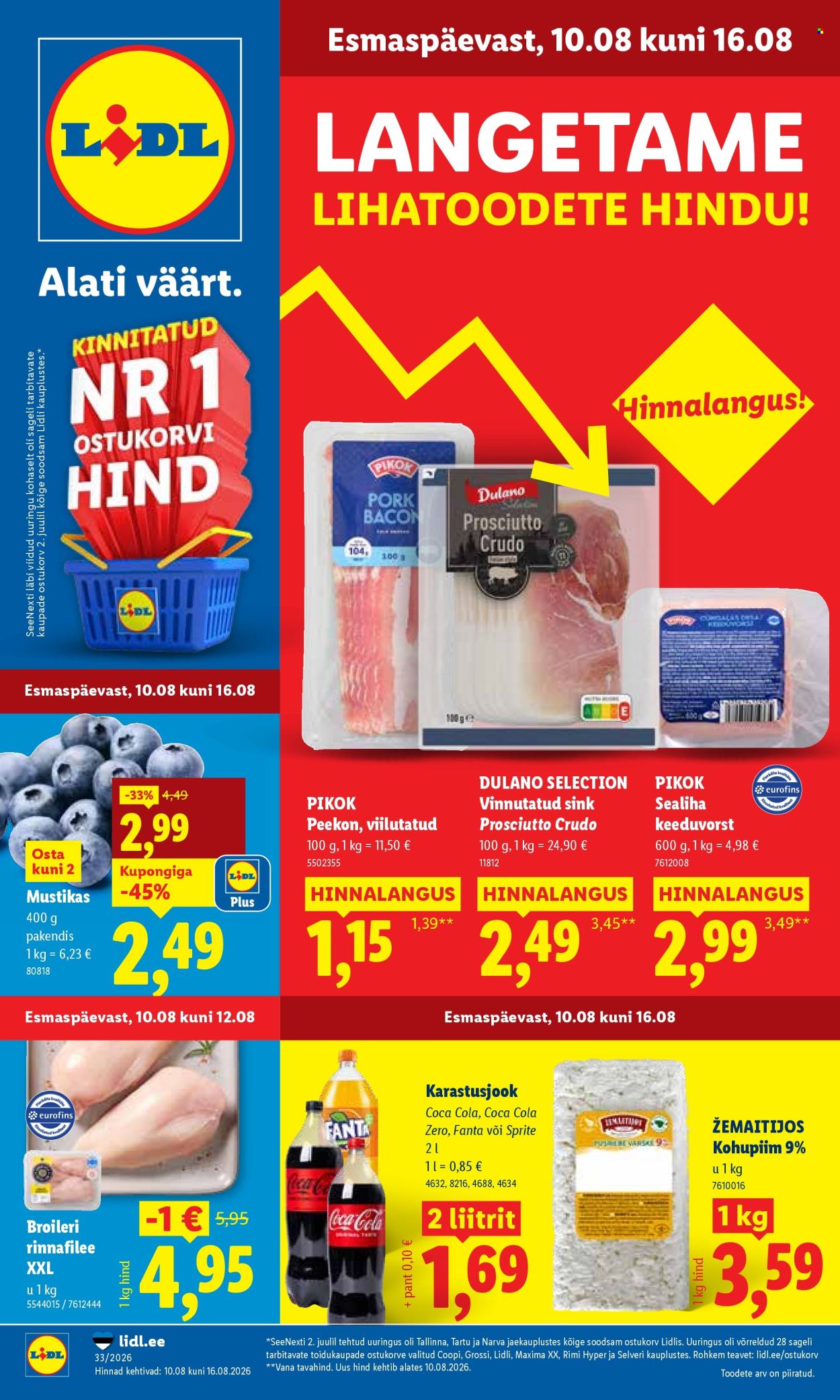 lidl - Lidl kliendileht (10.08 - 16.08.2026)