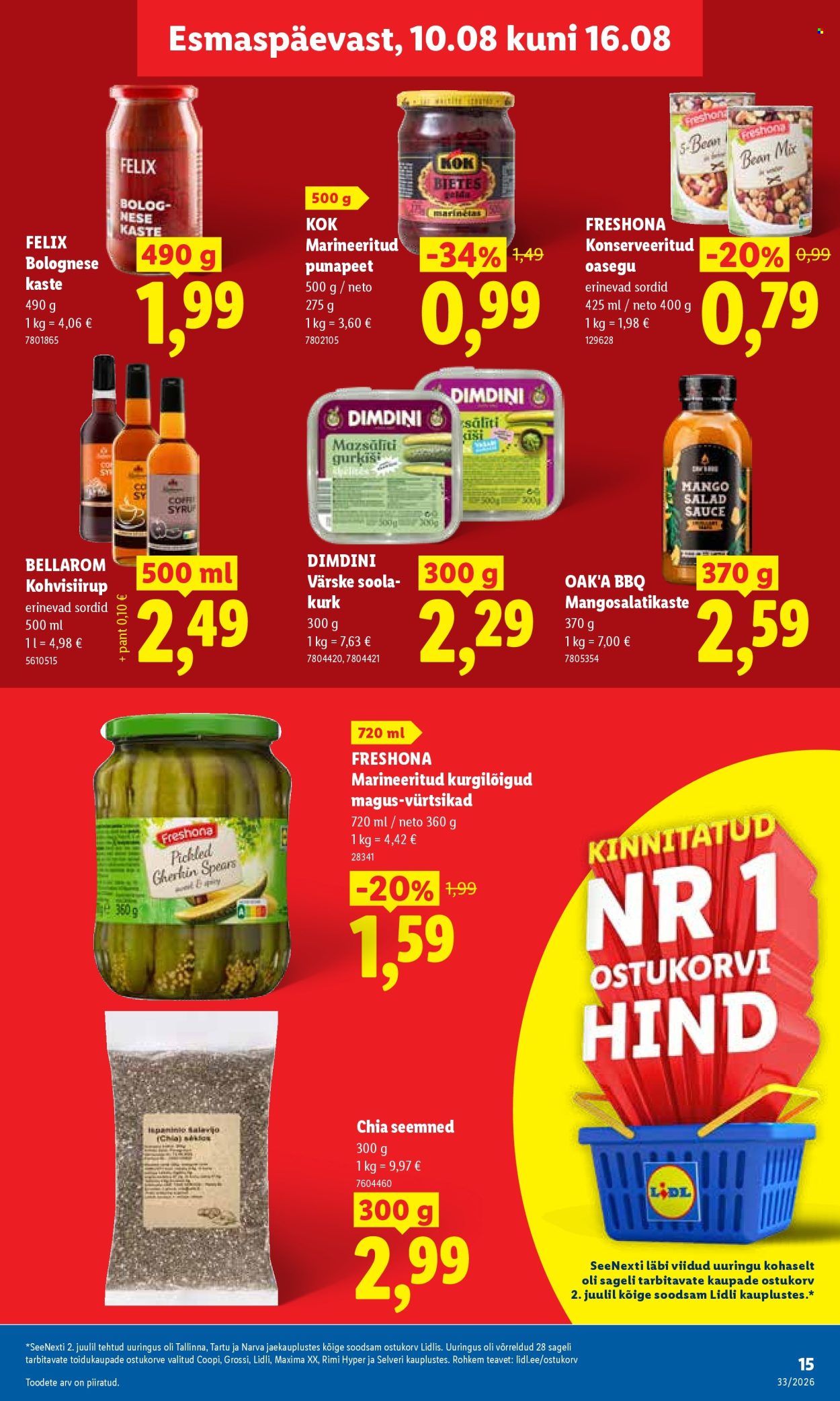 lidl - Lidl kliendileht (10.08 - 16.08.2026) - page: 18
