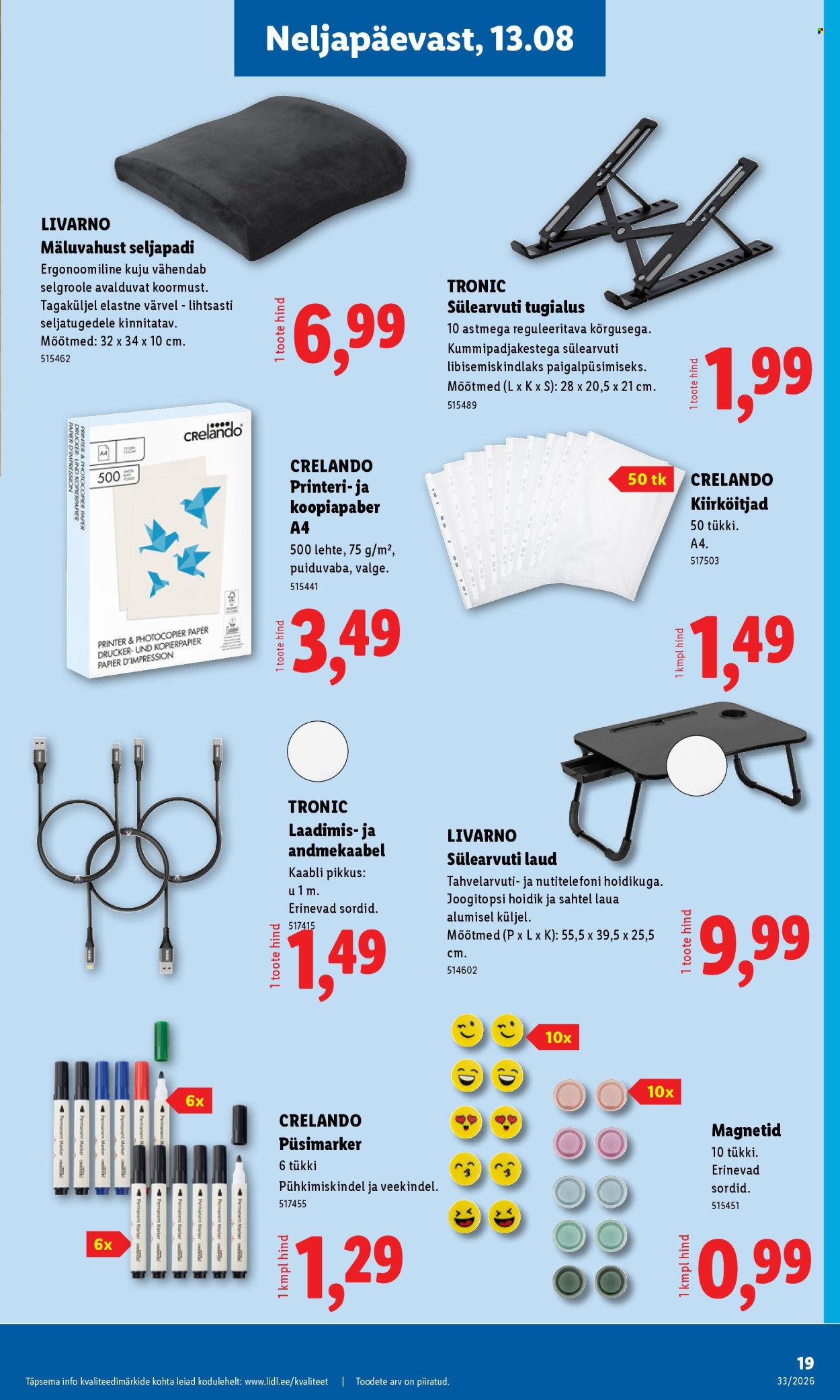 lidl - Lidl kliendileht (10.08 - 16.08.2026) - page: 19