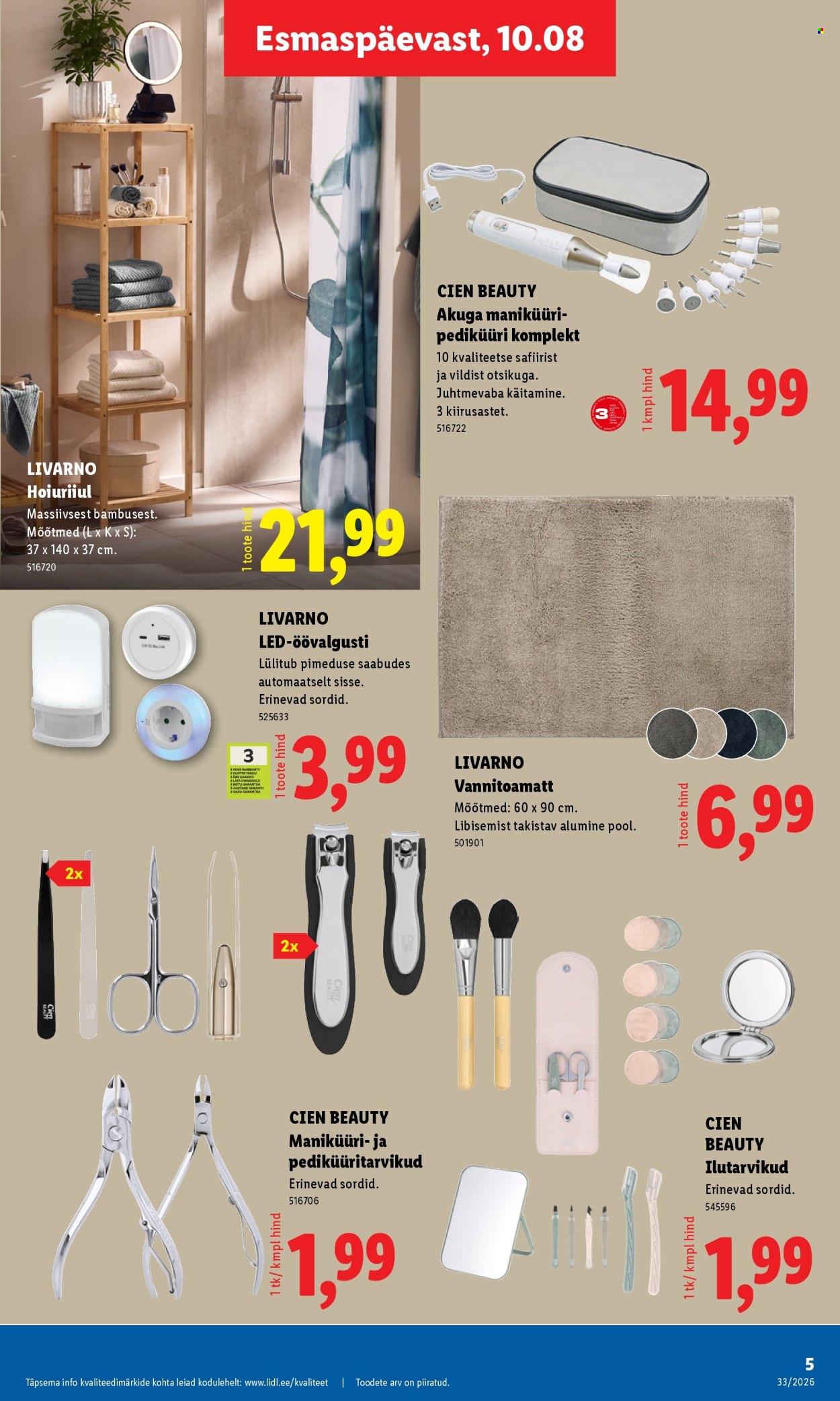 lidl - Lidl kliendileht (10.08 - 16.08.2026) - page: 5