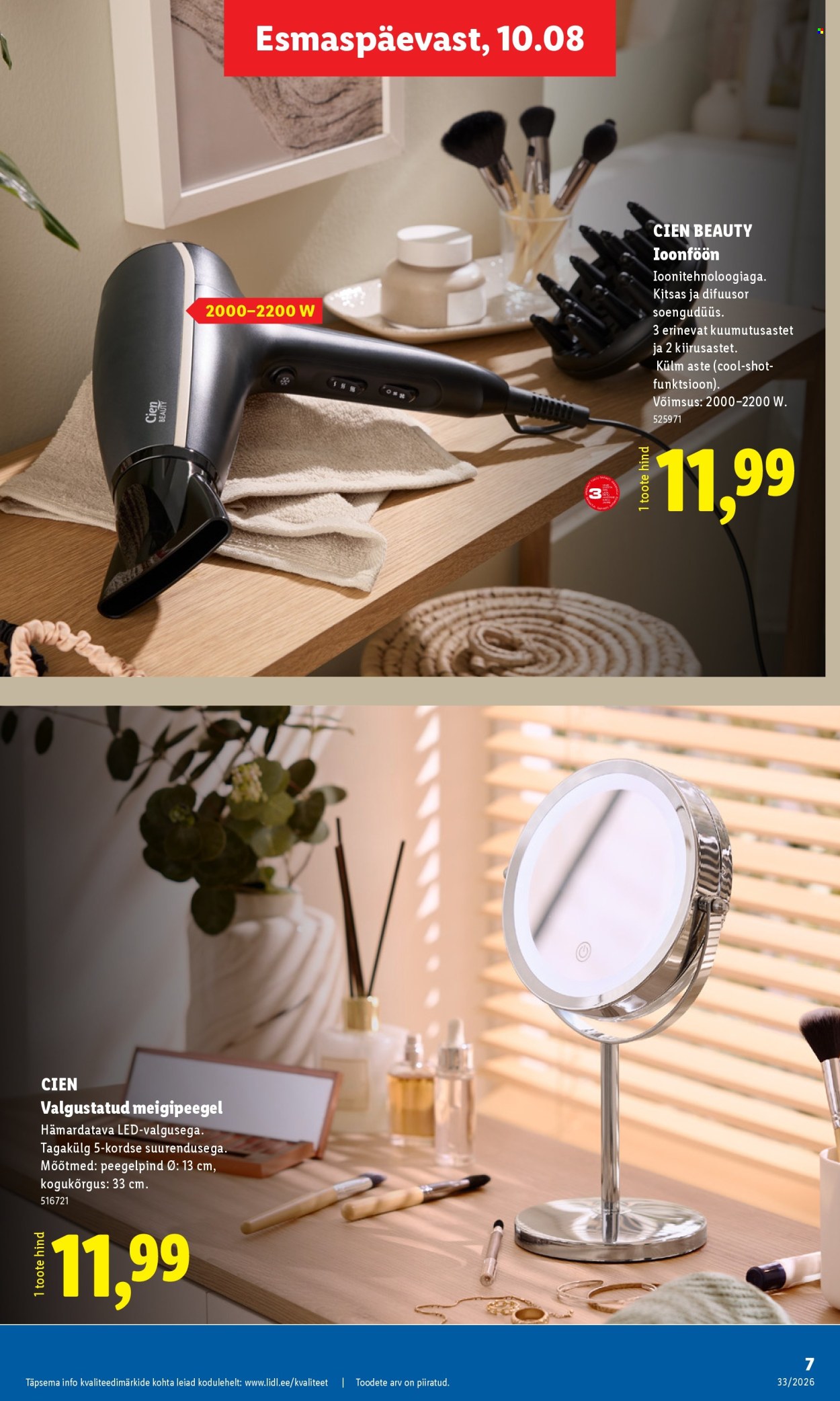 lidl - Lidl kliendileht (10.08 - 16.08.2026) - page: 7