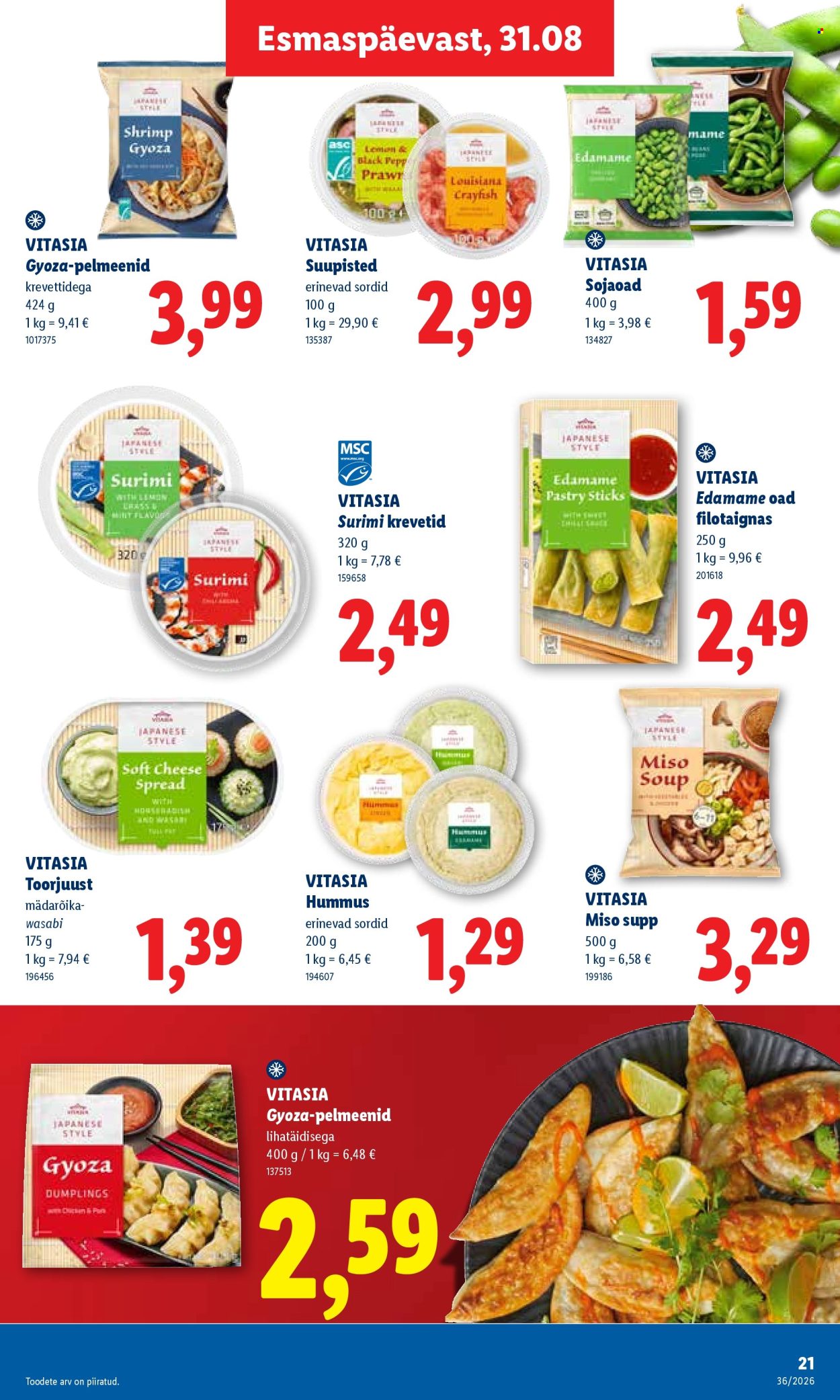 lidl - Lidl kliendileht (31.08 - 6.09.2026) - page: 21