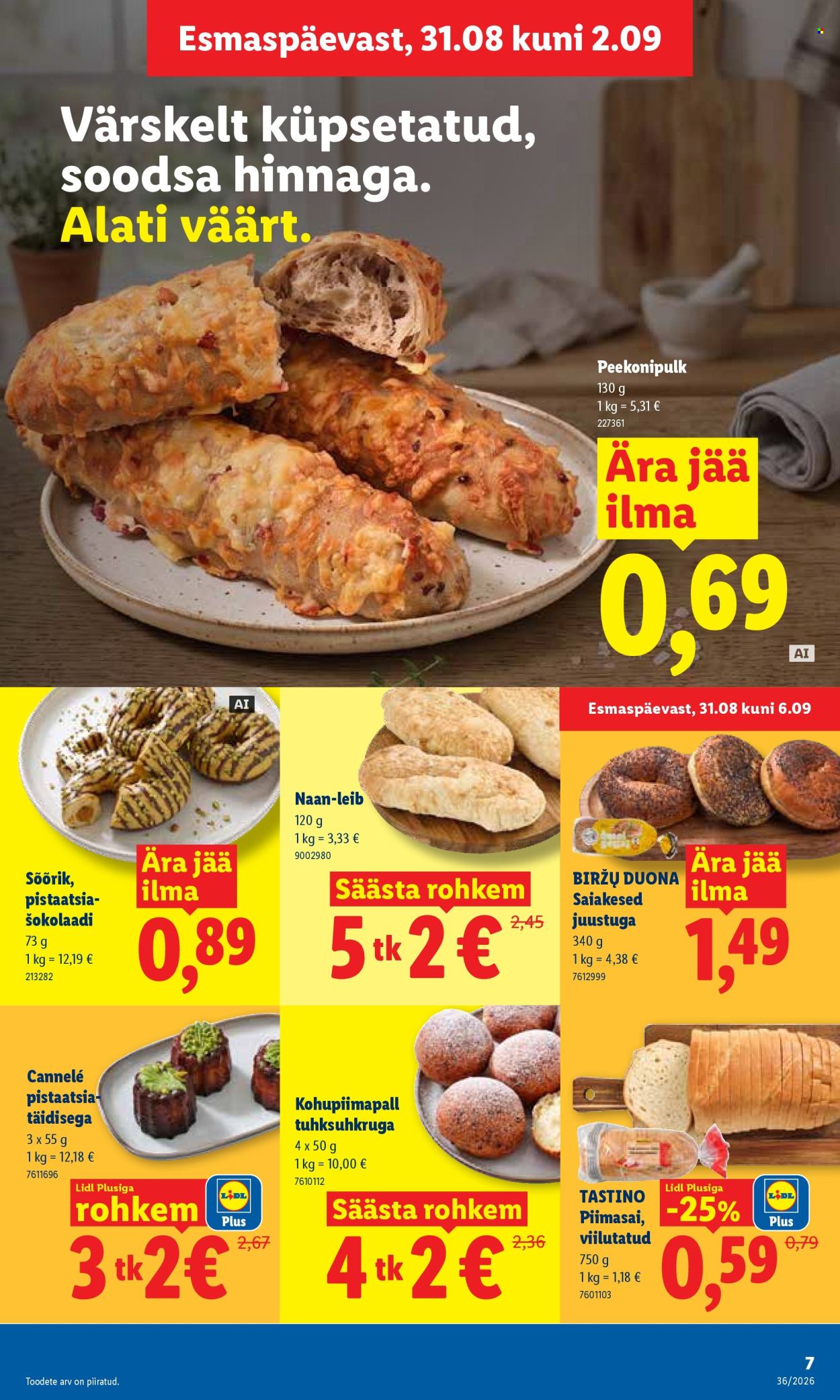 lidl - Lidl kliendileht (31.08 - 6.09.2026) - page: 7