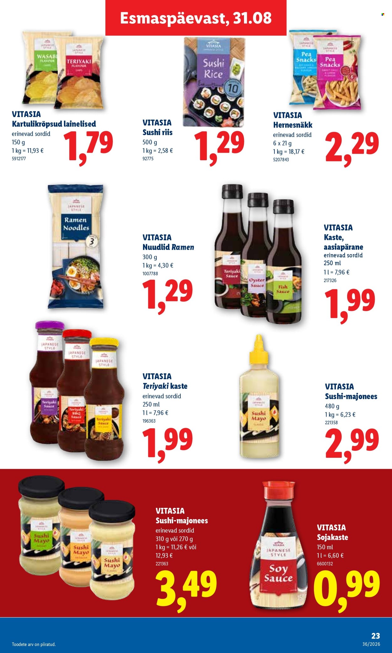 lidl - Lidl kliendileht (31.08 - 6.09.2026) - page: 23