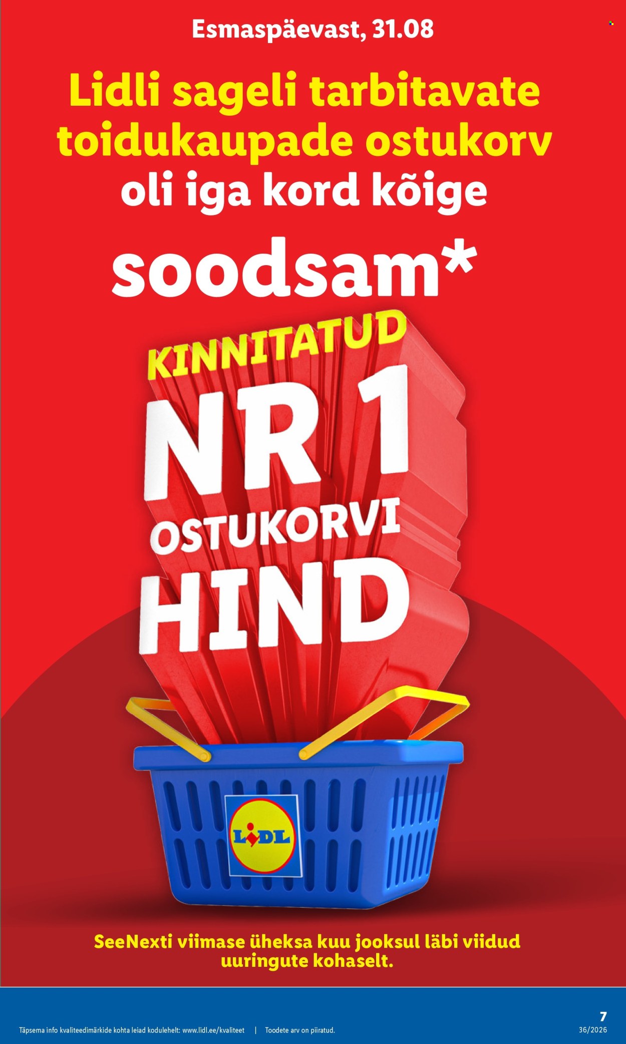 lidl - Lidl kliendileht (31.08 - 6.09.2026) - page: 7