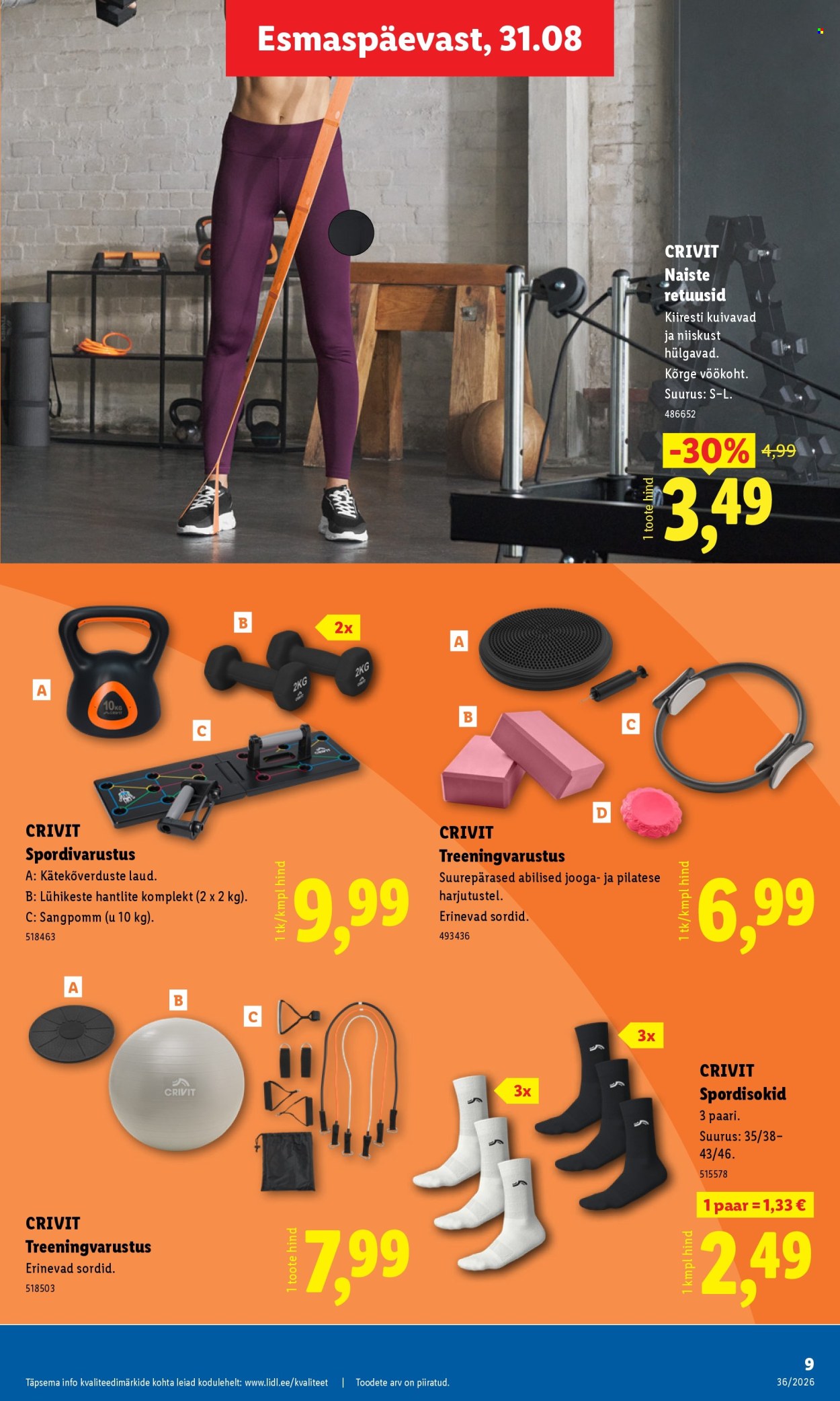lidl - Lidl kliendileht (31.08 - 6.09.2026) - page: 9