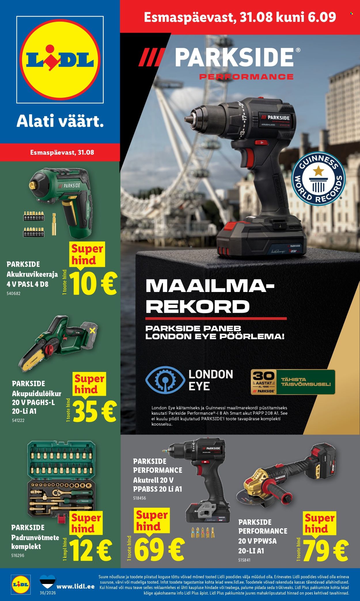 lidl - Lidl kliendileht (31.08 - 6.09.2026)