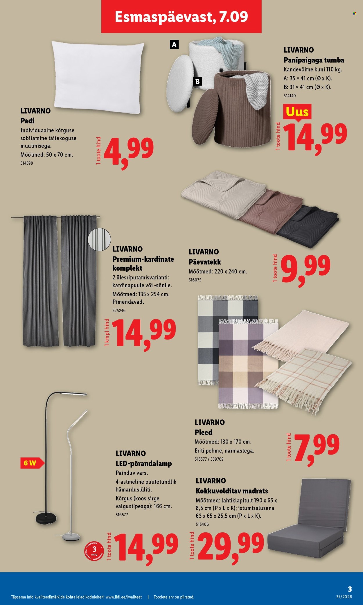 lidl - Lidl kliendileht (7.09 - 13.09.2026) - page: 3