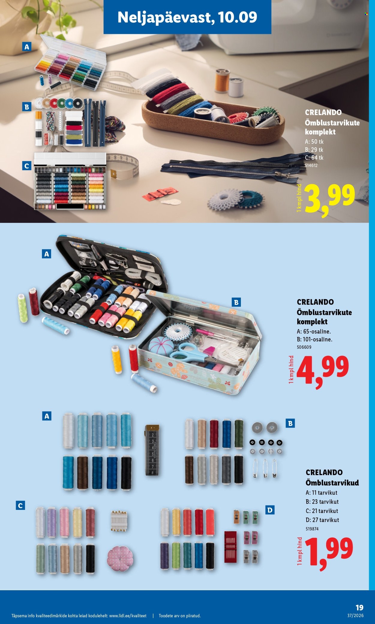 lidl - Lidl kliendileht (7.09 - 13.09.2026) - page: 19