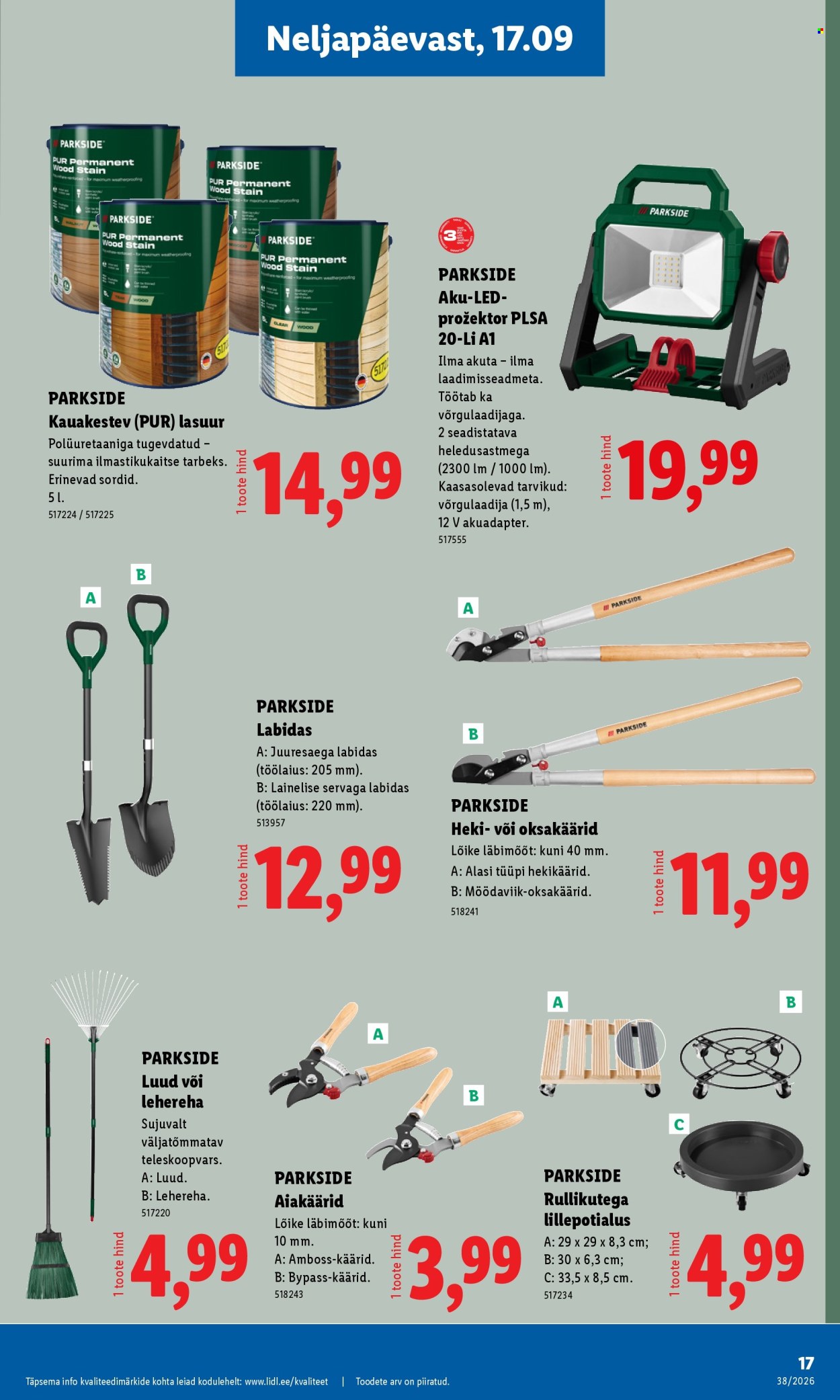 lidl - Lidl kliendileht (14.09 - 20.09.2026) - page: 17