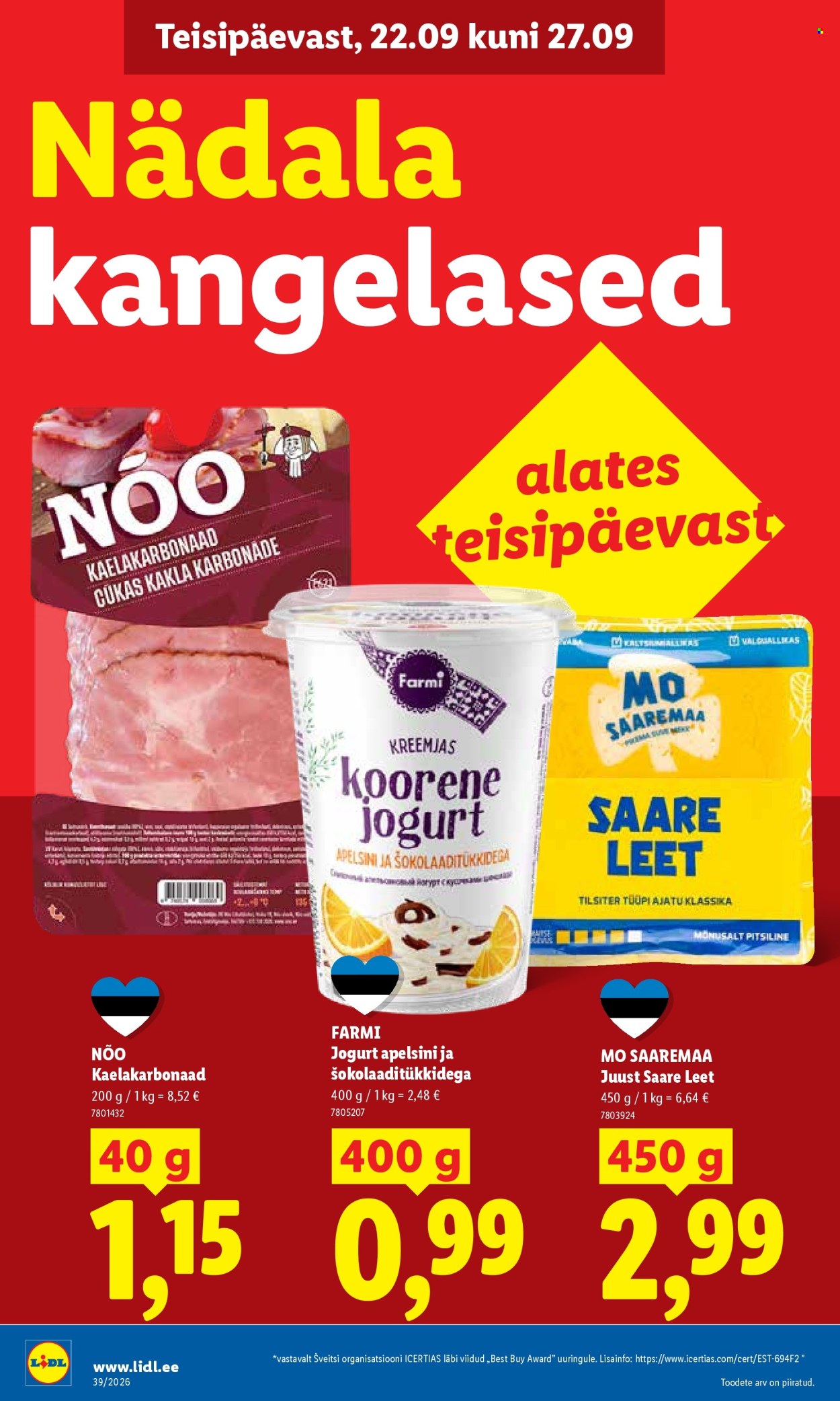 lidl - Lidl kliendileht (21.09 - 27.09.2026) - page: 2