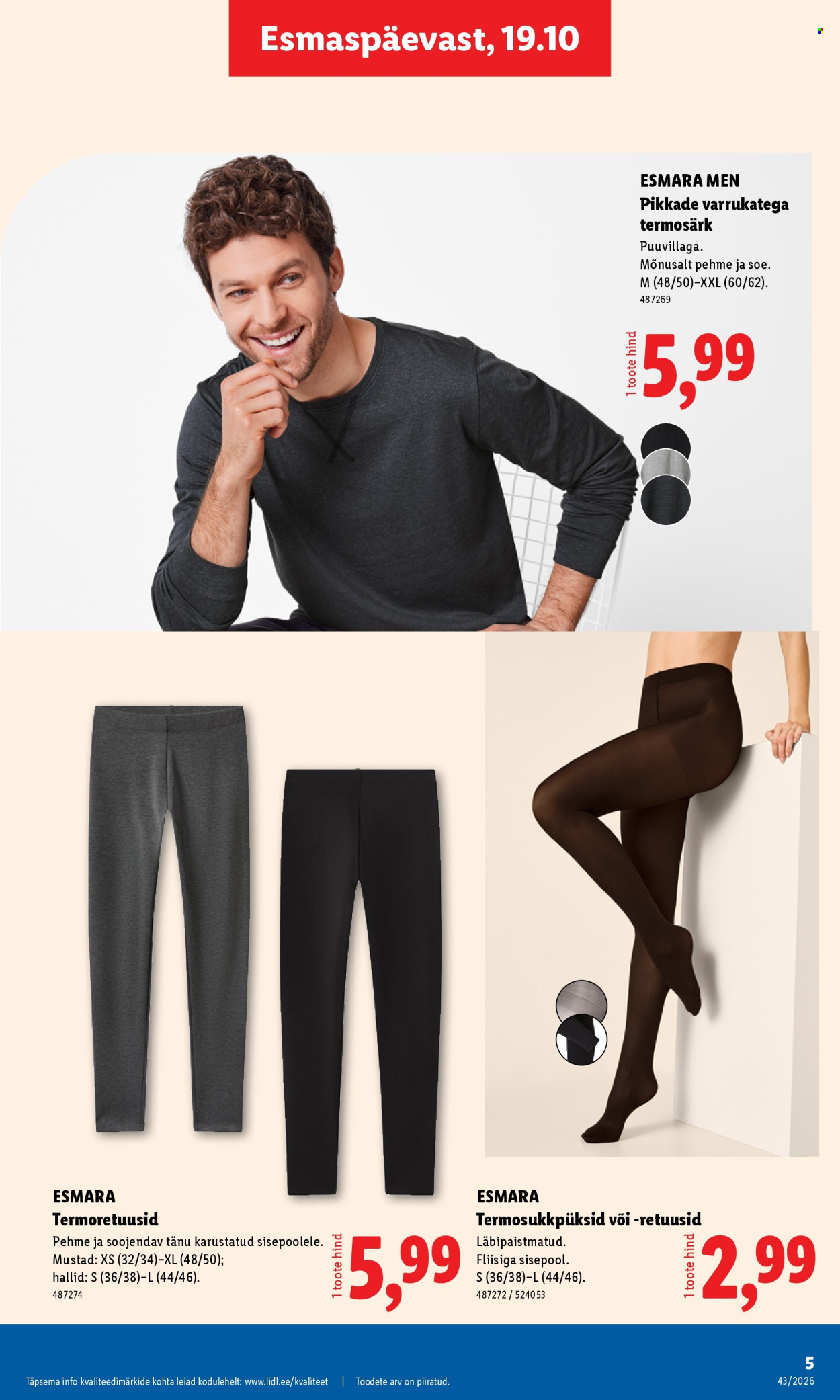 lidl - Lidl kliendileht (19.10 - 25.10.2026) - page: 5