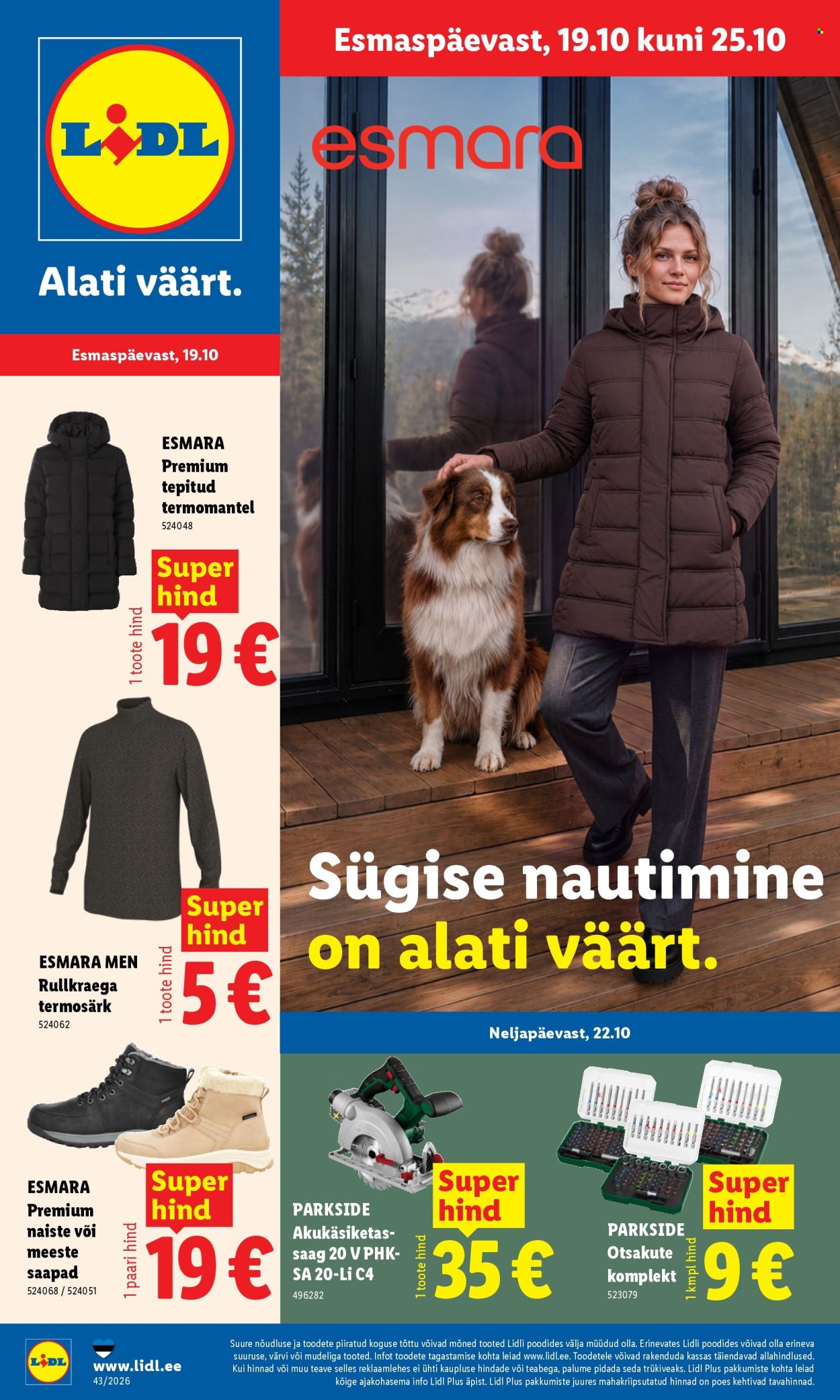 lidl - Lidl kliendileht (19.10 - 25.10.2026)
