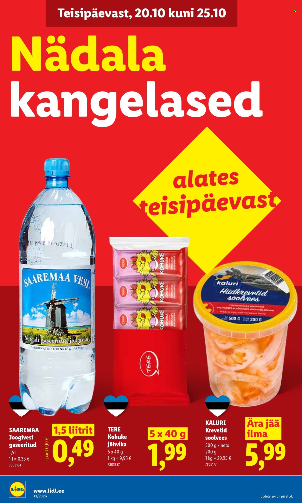 lidl - Lidl kliendileht (19.10 - 25.10.2026) - page: 10