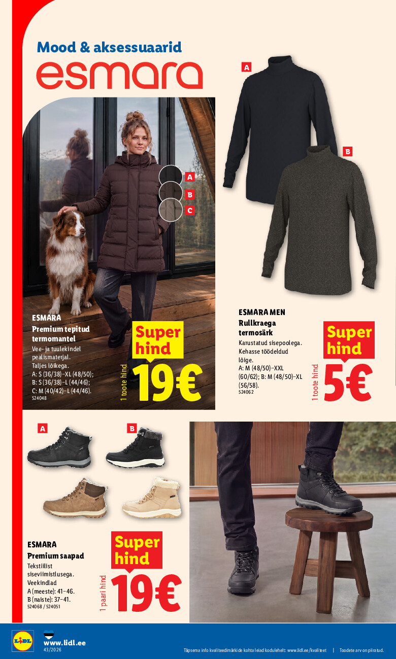 lidl - Tööstuskaupade pakkumised (2026-10-19 - 2026-10-25) - page: 2