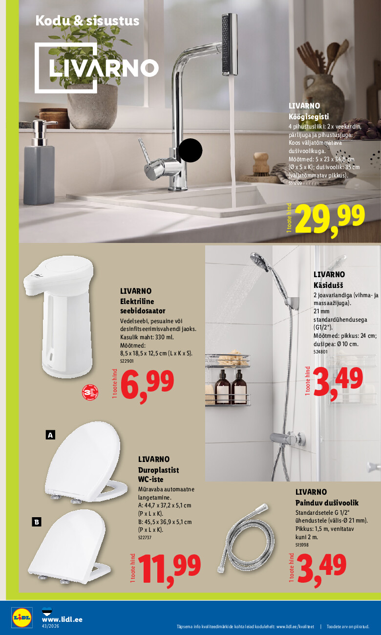 lidl - Tööstuskaupade pakkumised (2026-10-19 - 2026-10-25) - page: 18
