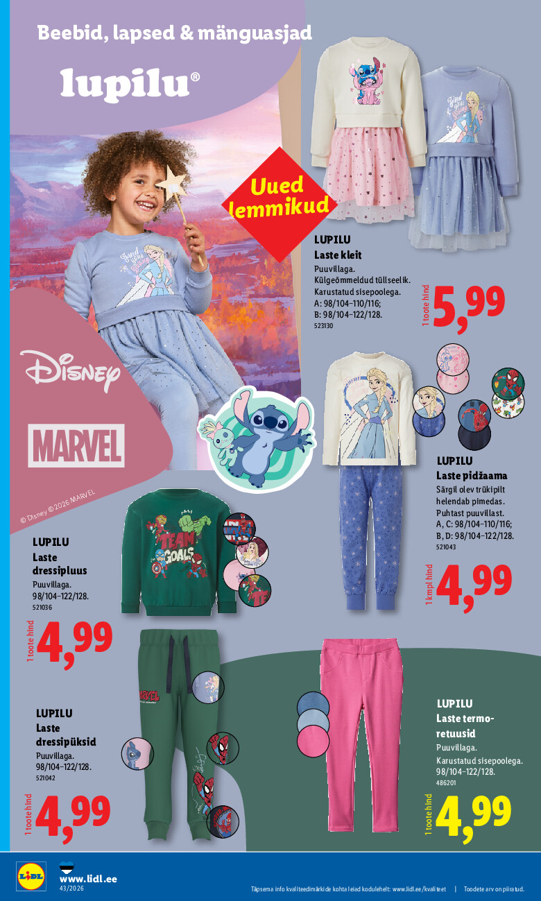 lidl - Tööstuskaupade pakkumised (2026-10-19 - 2026-10-25) - page: 20