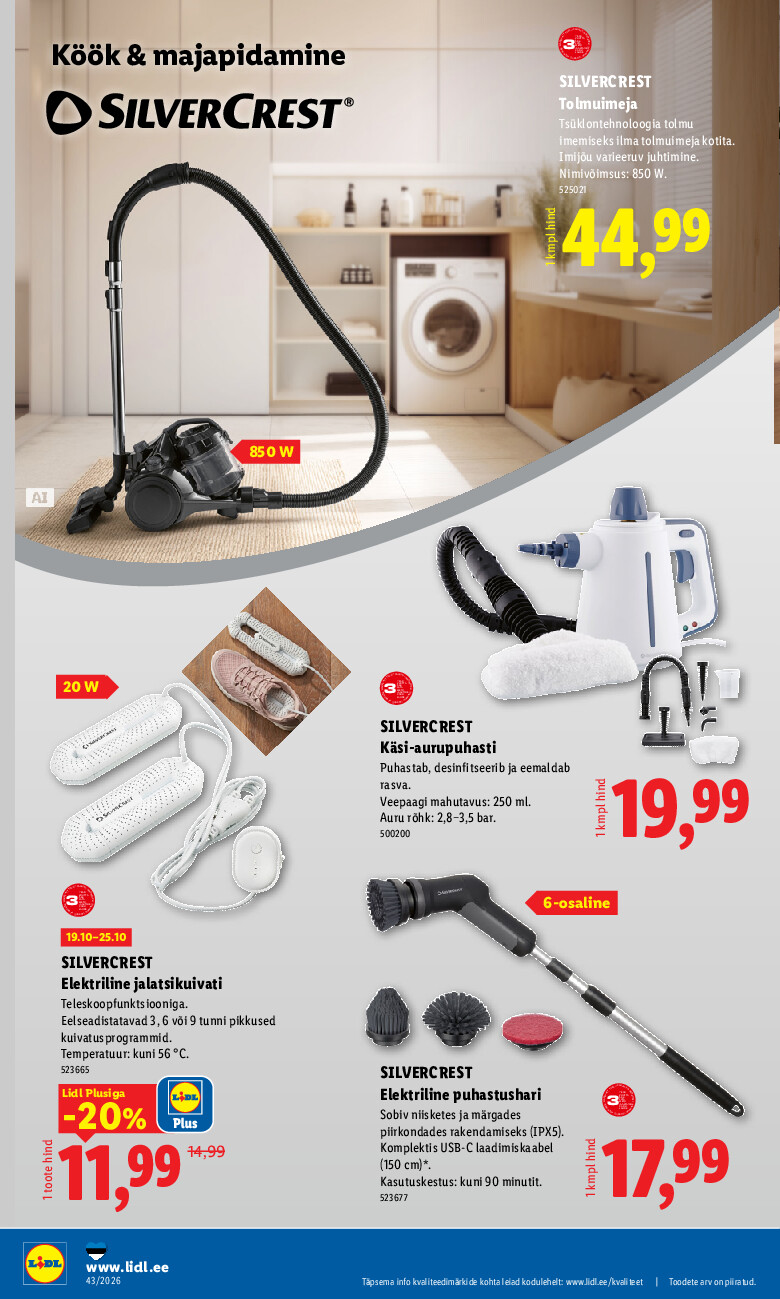 lidl - Tööstuskaupade pakkumised (2026-10-19 - 2026-10-25) - page: 8