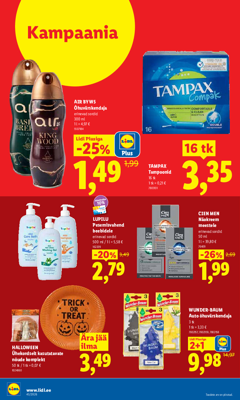 lidl - Kliendileht (2026-10-19 - 2026-10-25) - page: 16